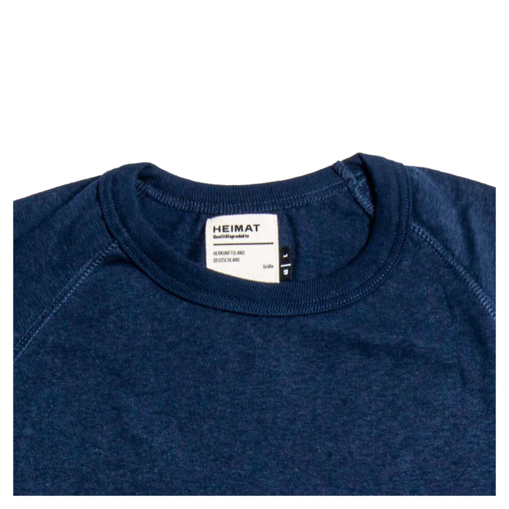Heimat Cotton Hemp Short Sleeve T-Shirt - Ink