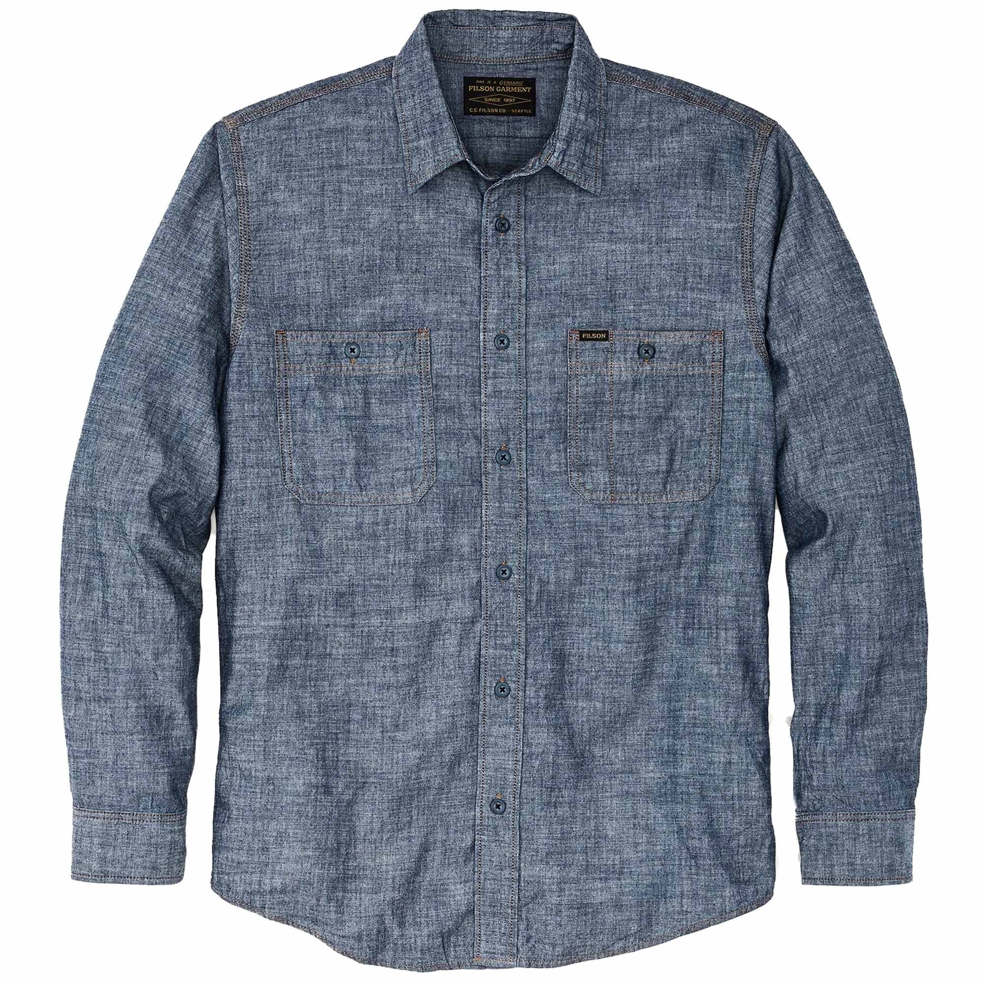 Chambray CPO Shirt - Rinsed Indigo