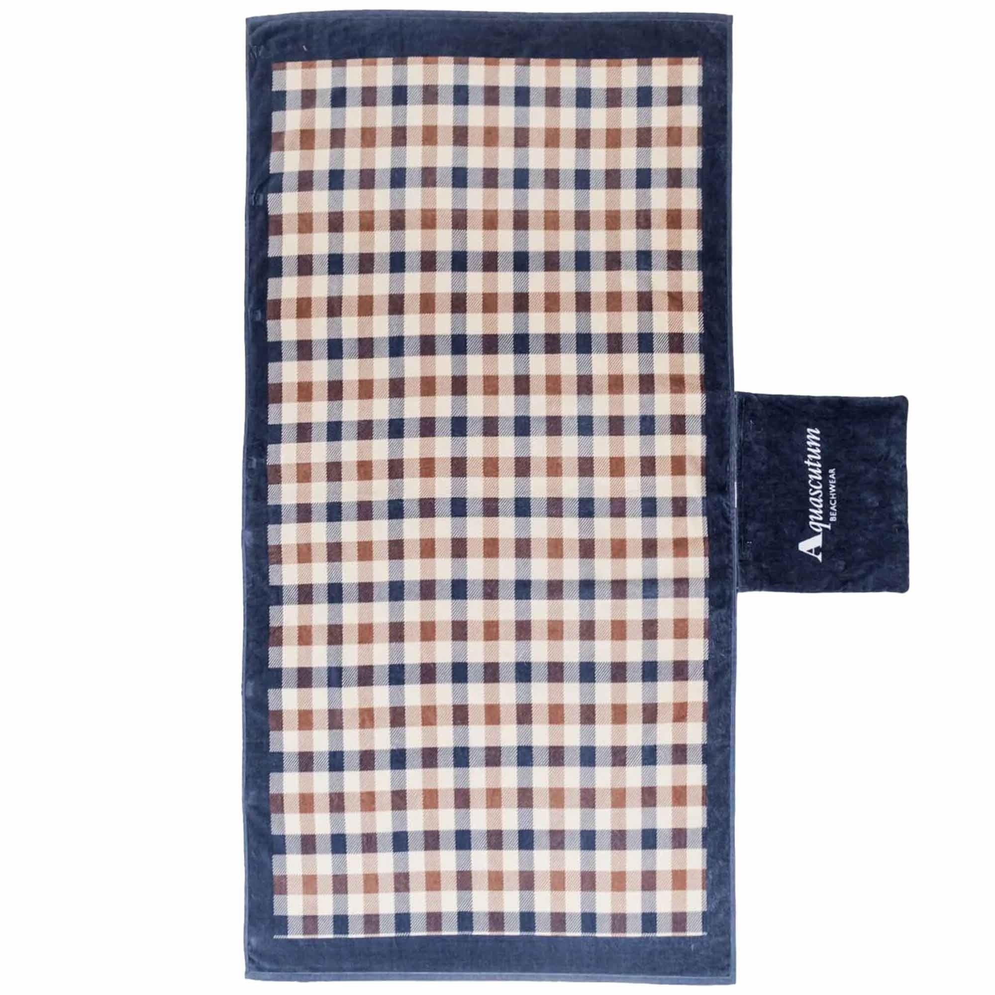 Aquascutum Beach Towel - Club Check