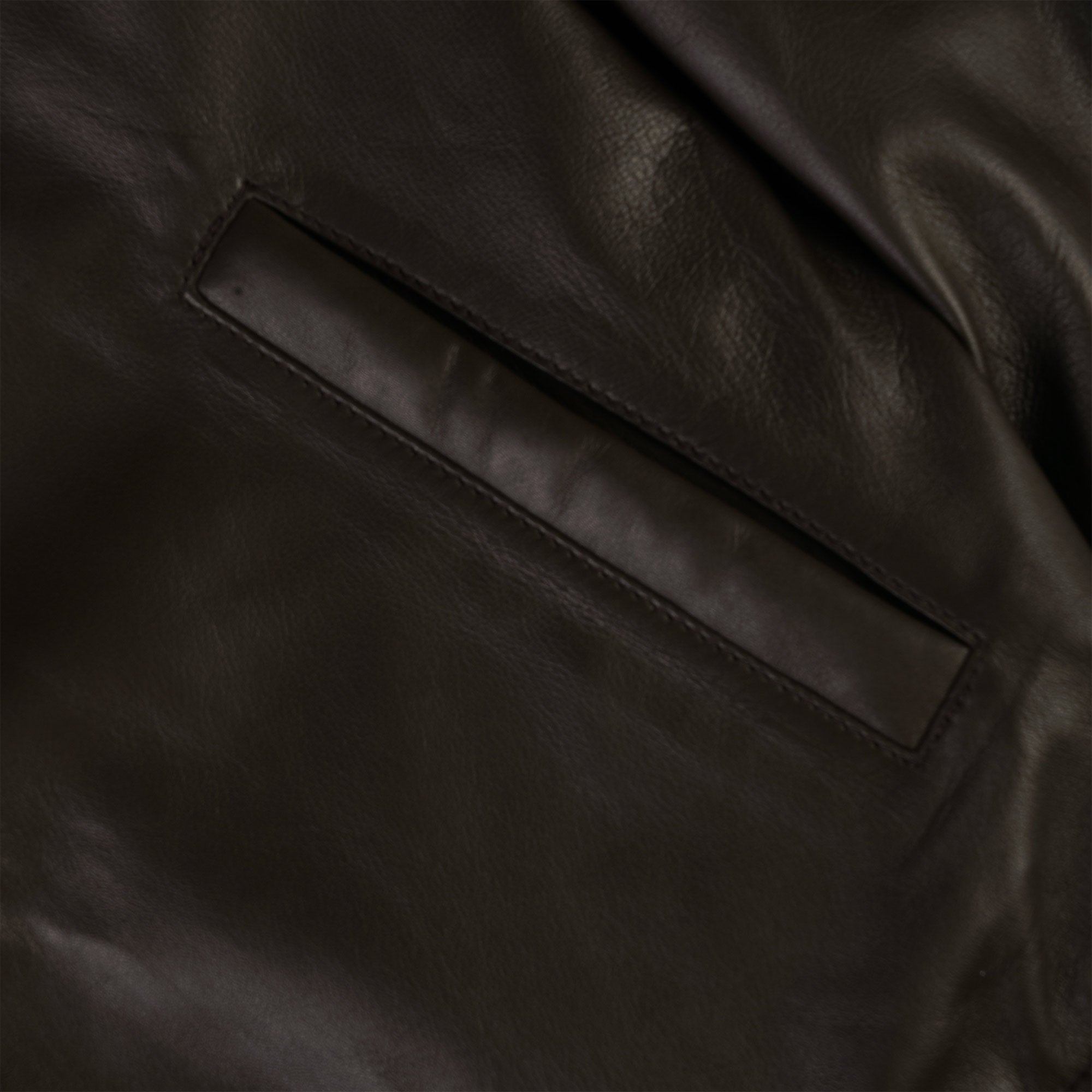 Schott NYC Leather Bomber Jacket - Brown