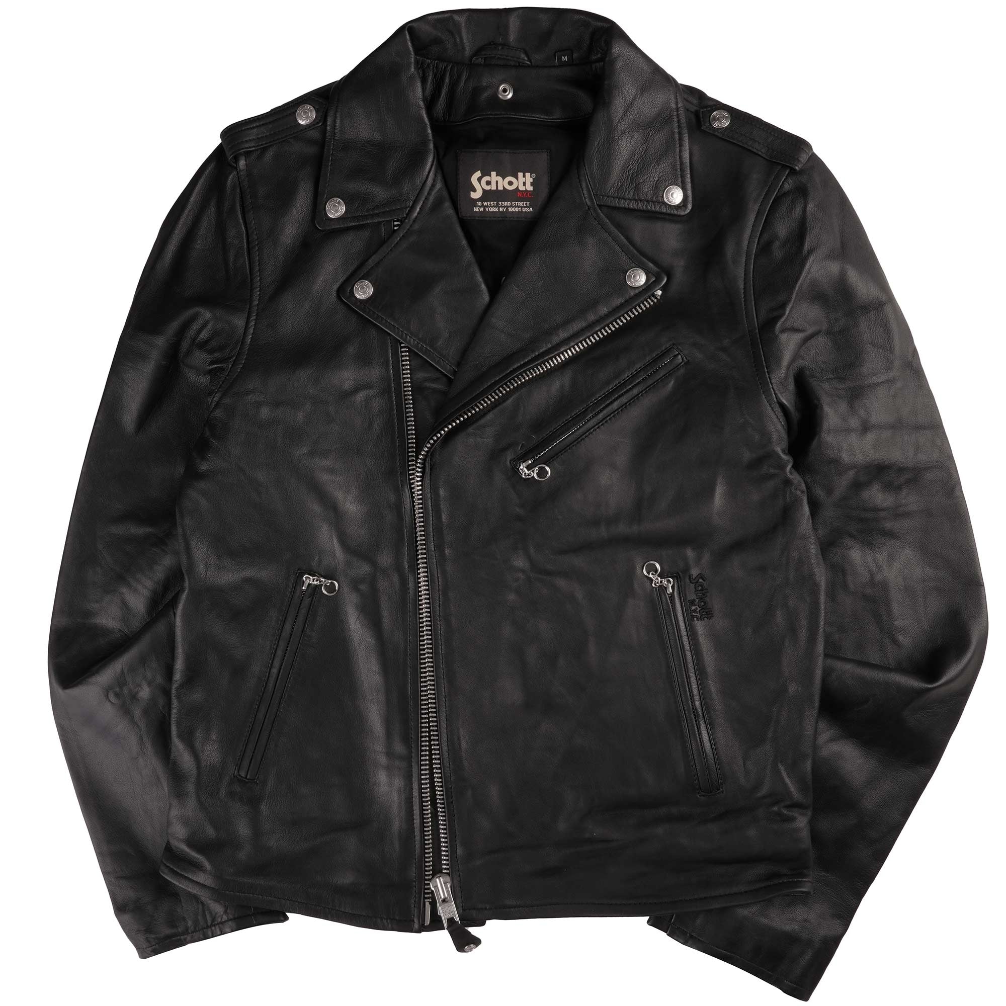 Schott NYC Perfecto Leather Jacket - Black