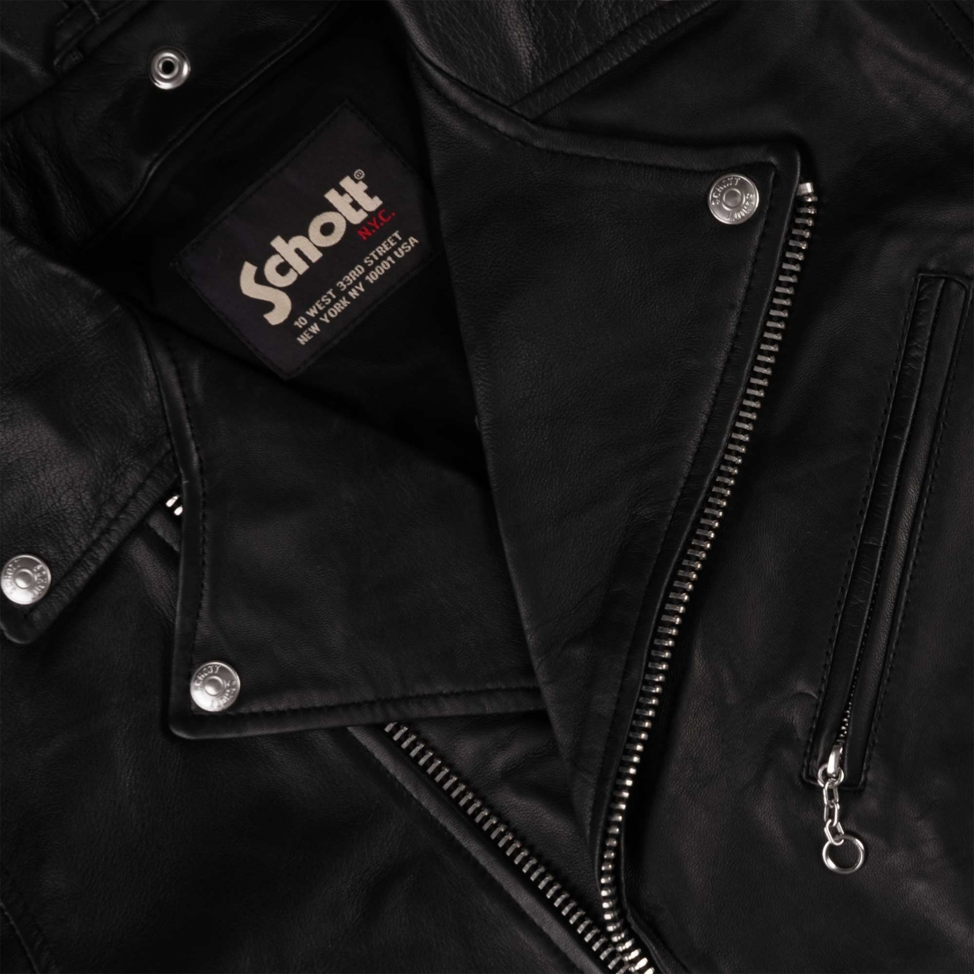 Schott NYC Perfecto Leather Jacket - Black