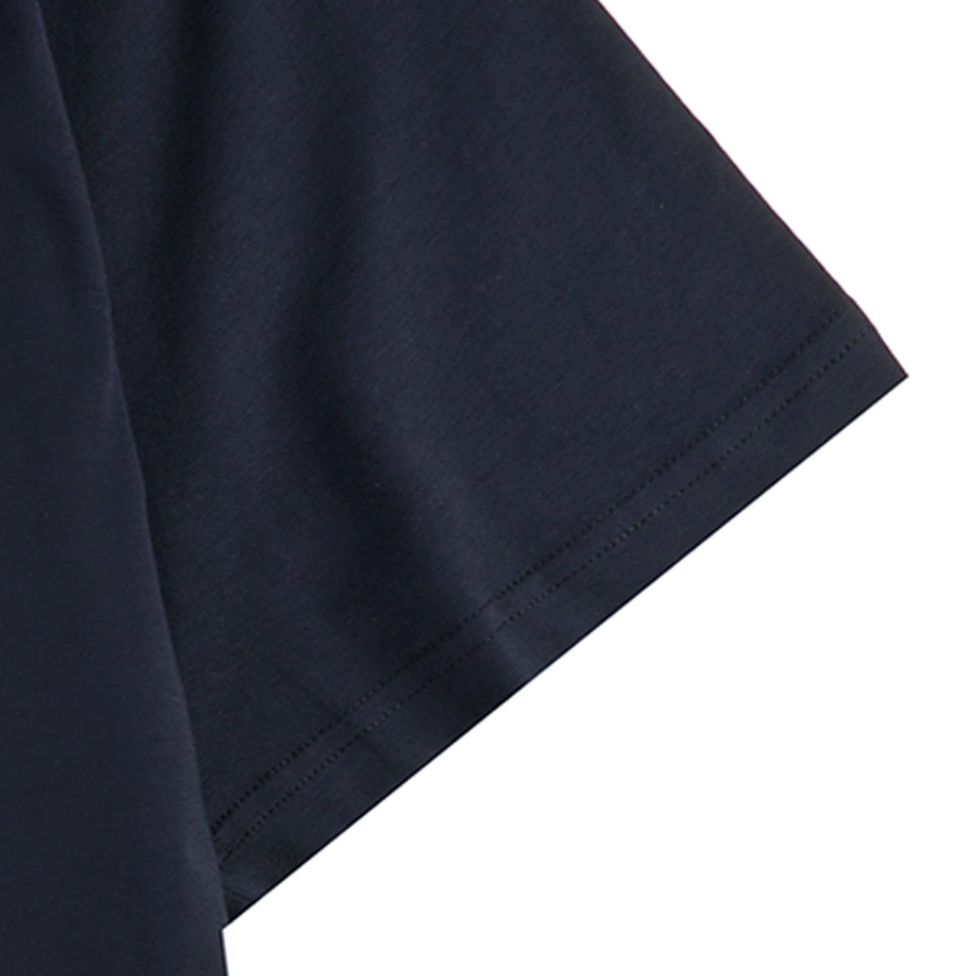 Aquascutum Supima Check Collar Polo Shirt - Navy