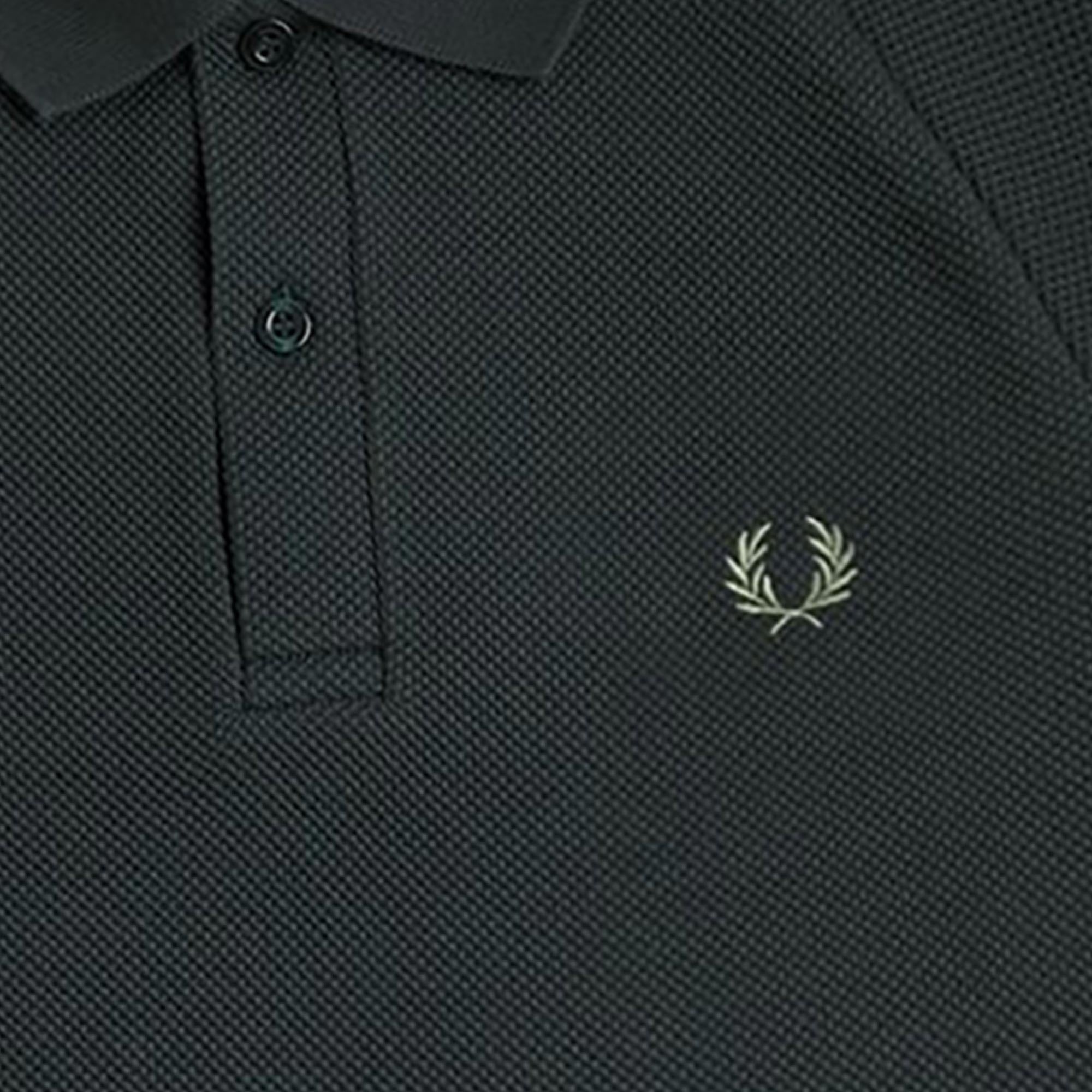 Waffle Stitch Knitted Shirt - Night Green