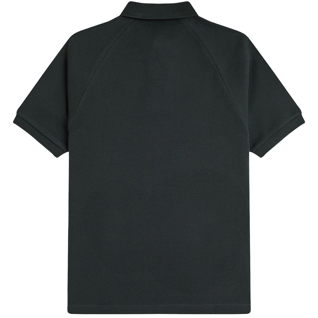 Waffle Stitch Knitted Shirt - Night Green