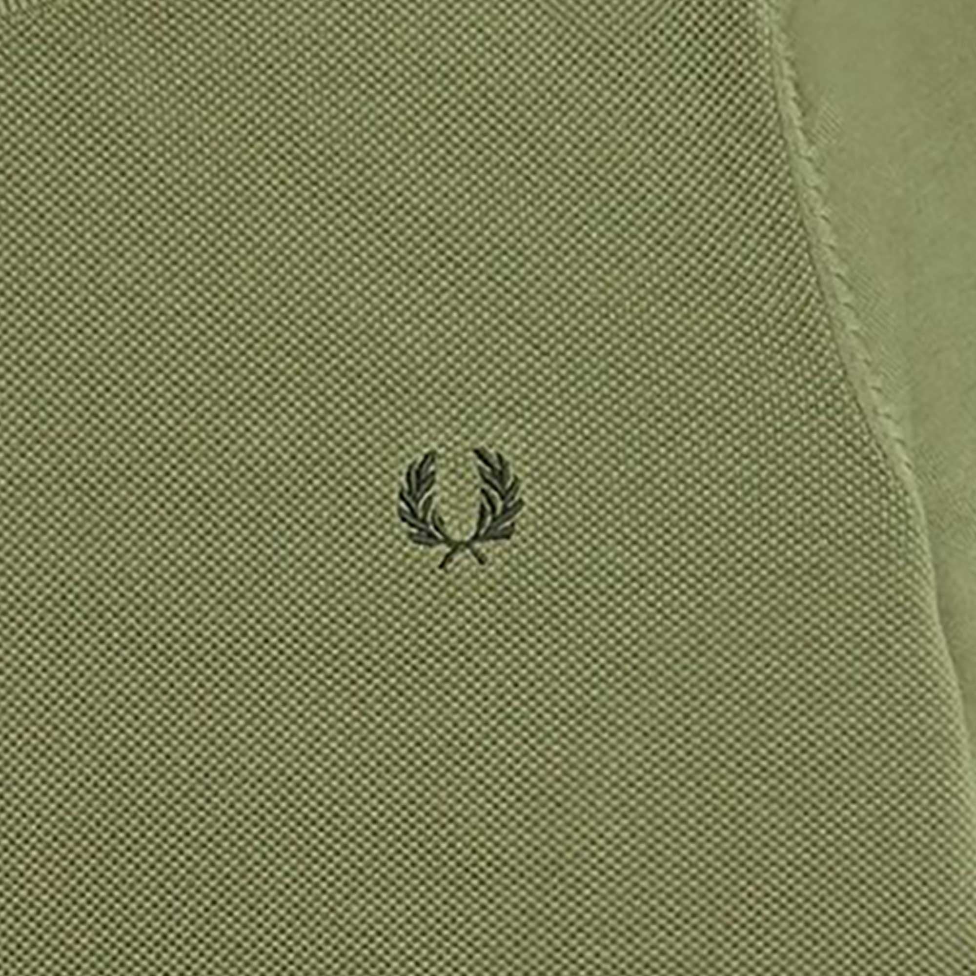 Texture Front Knitted T-Shirt - Olive Mint