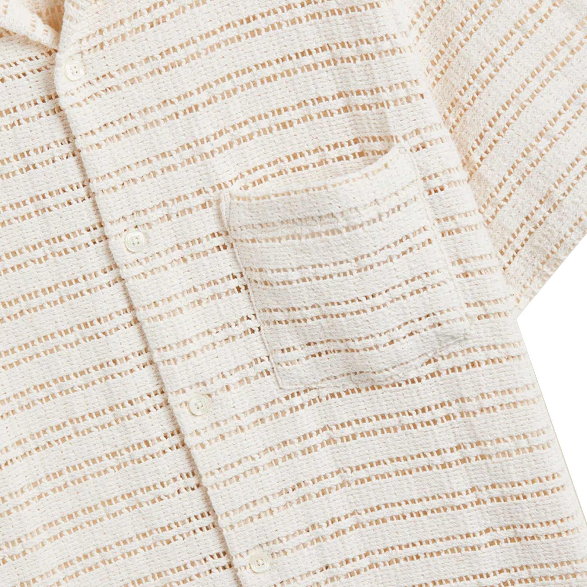 Portuguese Flannel Drove Shirt - Ecru