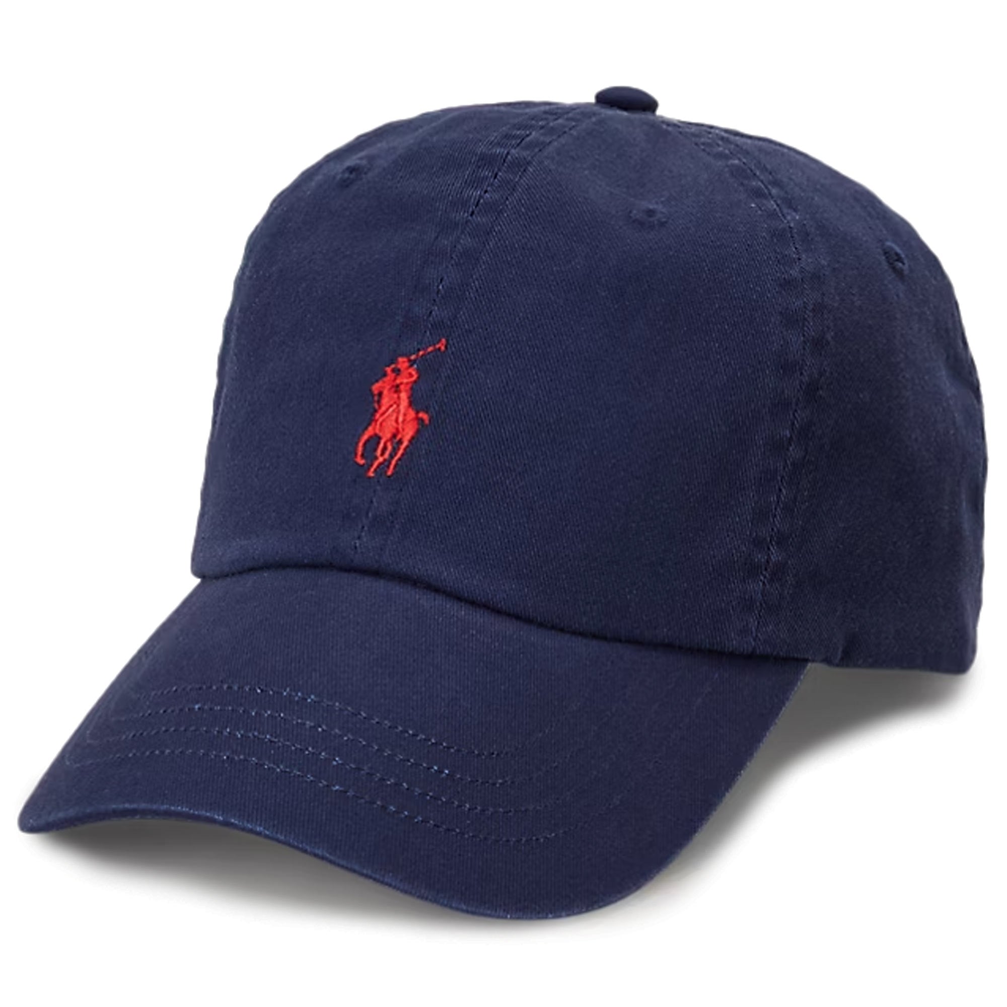 Cotton Chino Baseball Cap - Navy