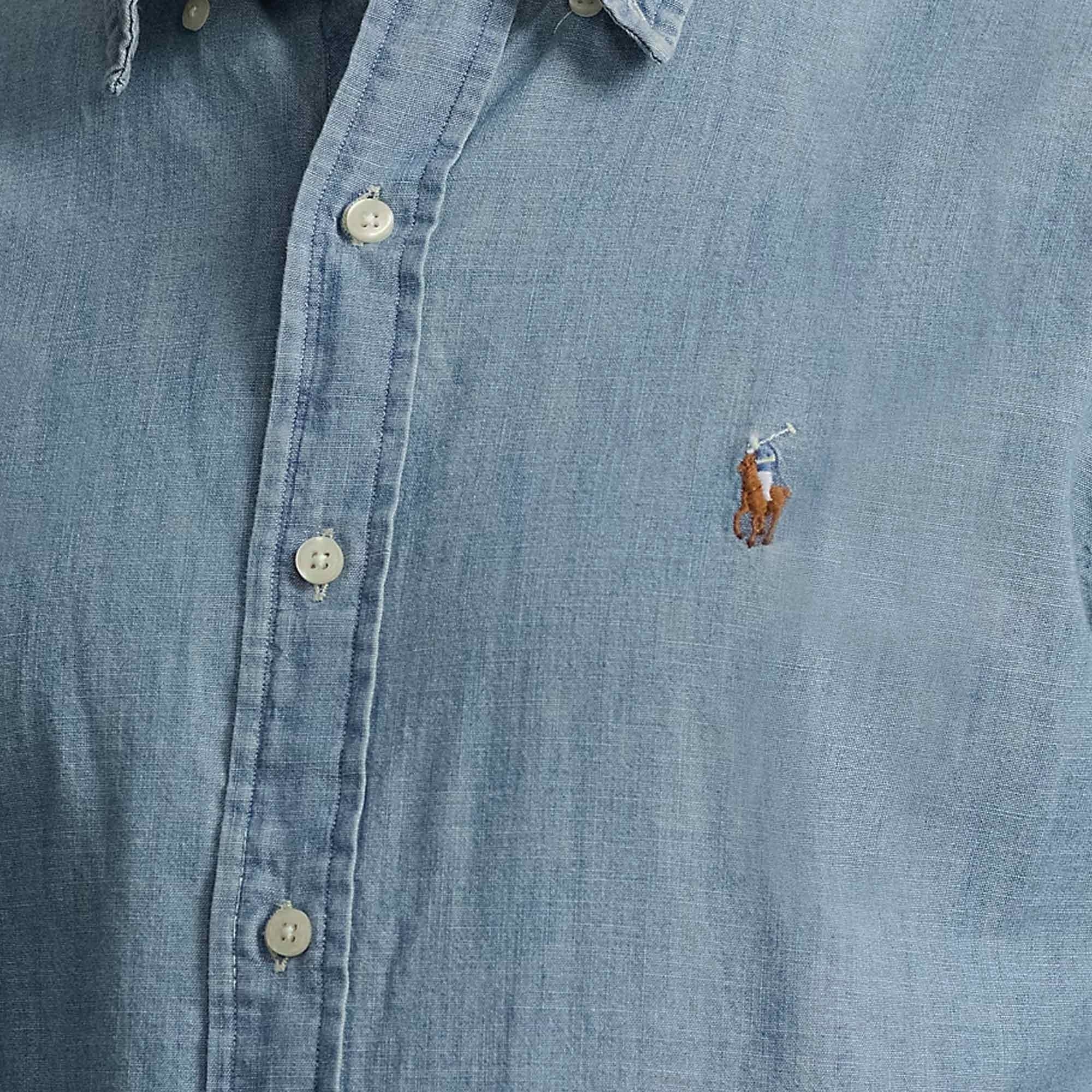 Custom Fit Chambray Shirt - Chambray