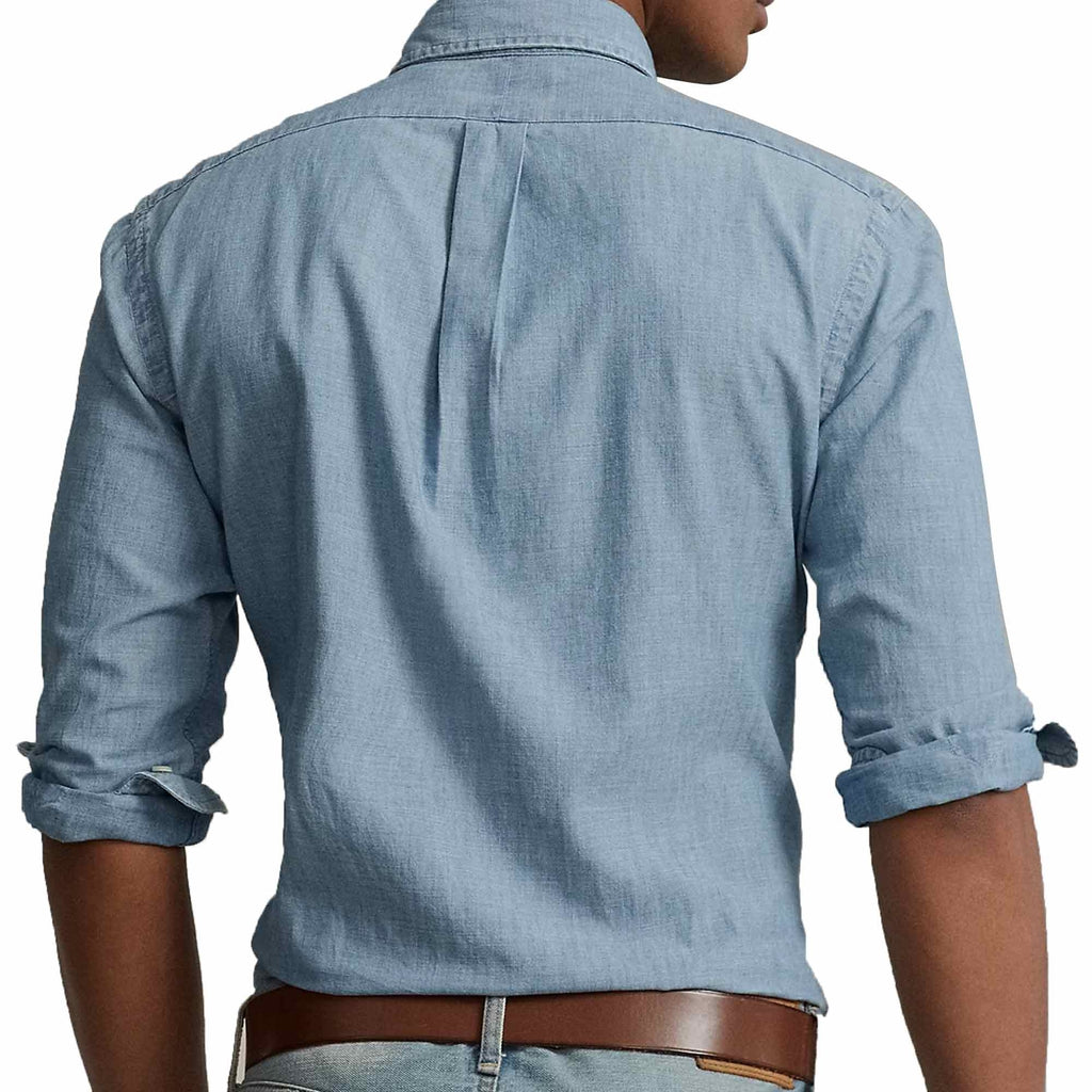 Custom Fit Chambray Shirt - Chambray