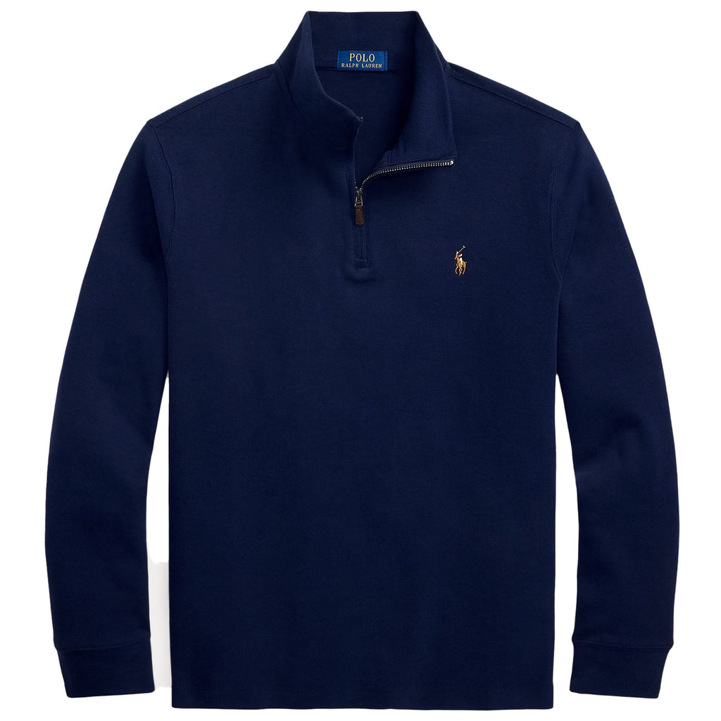 Estate-Rib Quarter-Zip Pullover - Cruise Navy