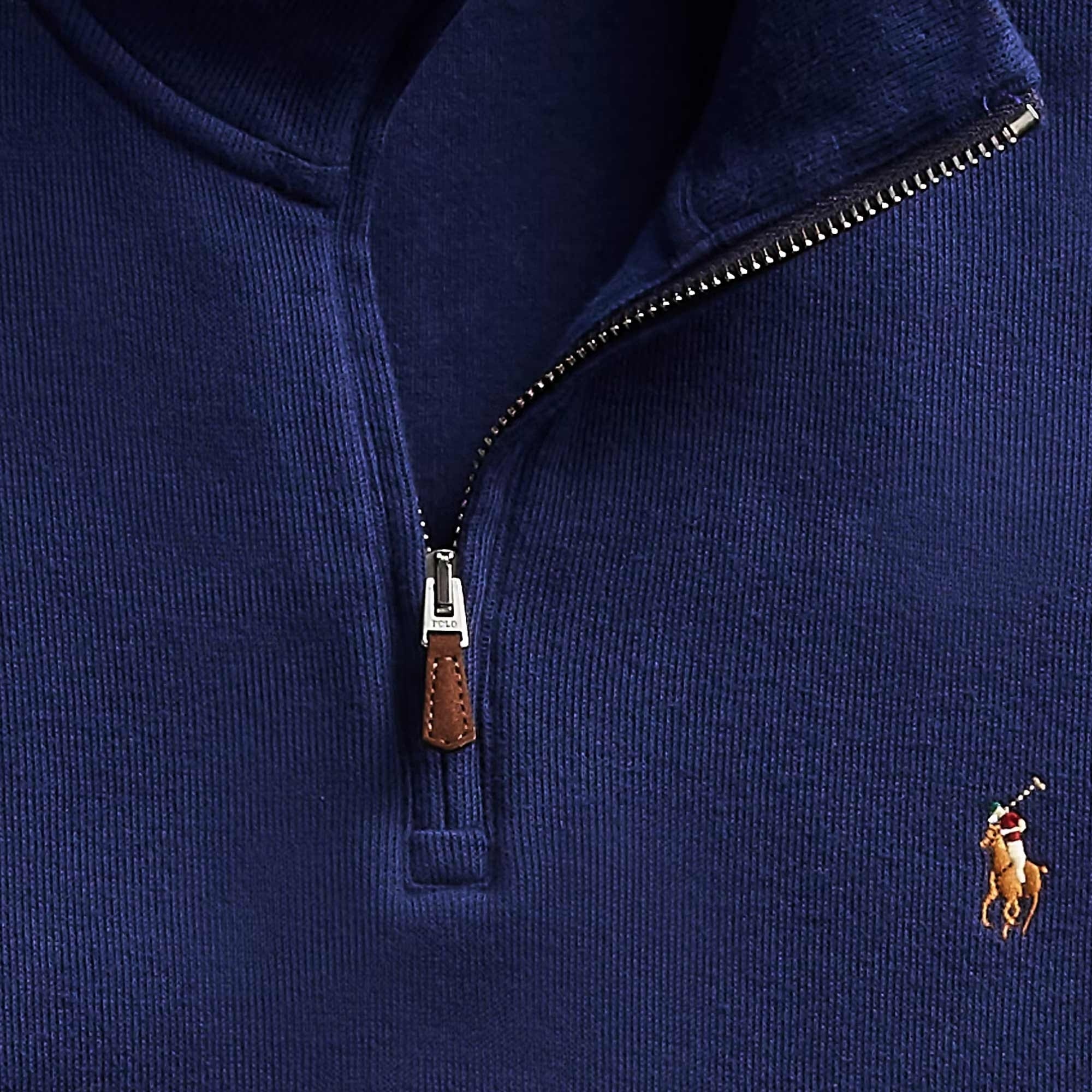 Estate-Rib Quarter-Zip Pullover - Cruise Navy