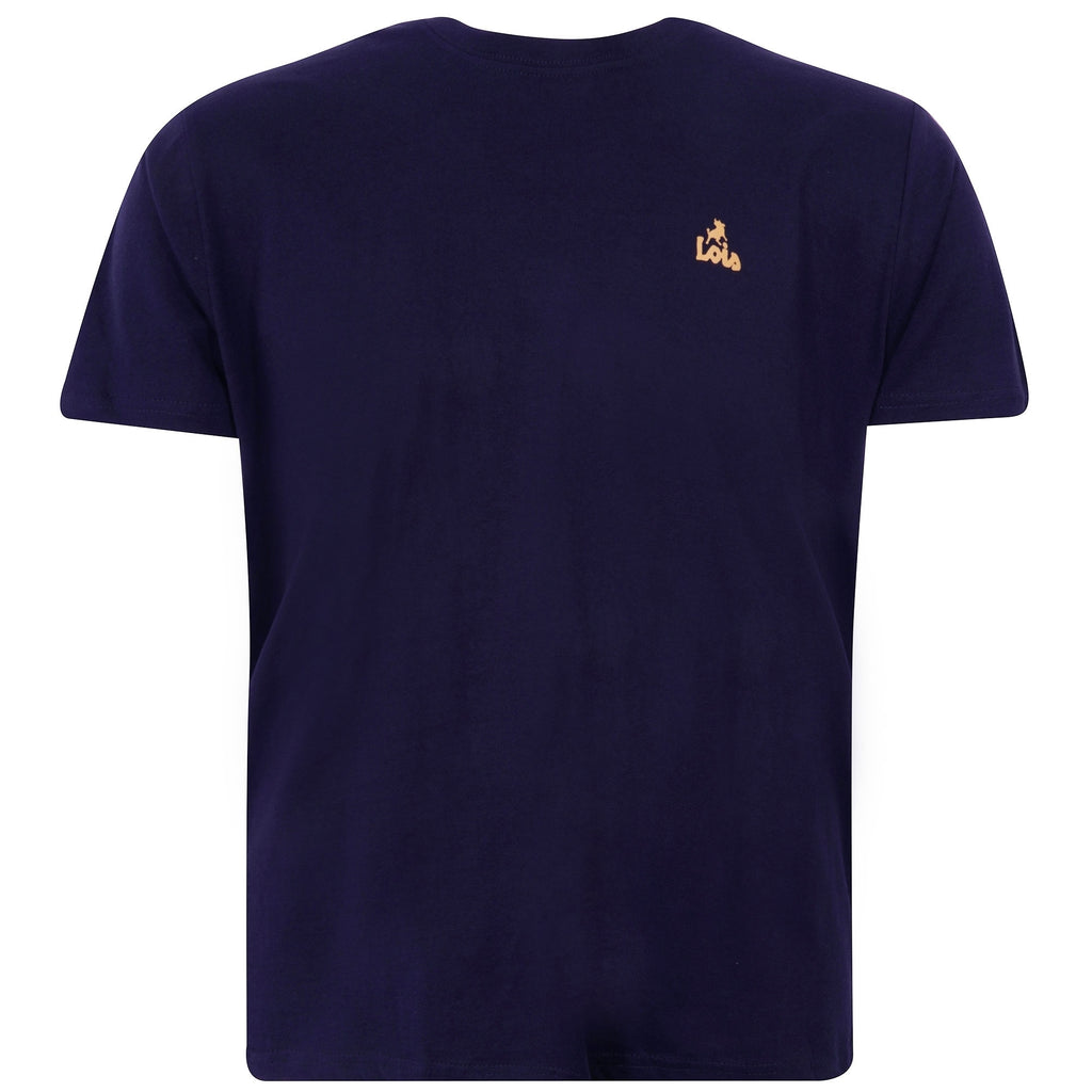 Logo Tee - Navy/Yellow