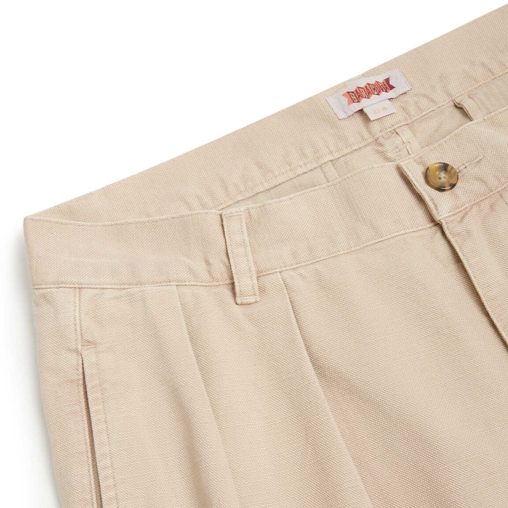 Baracuta Canvas Garment Dyed Trousers - Khaki