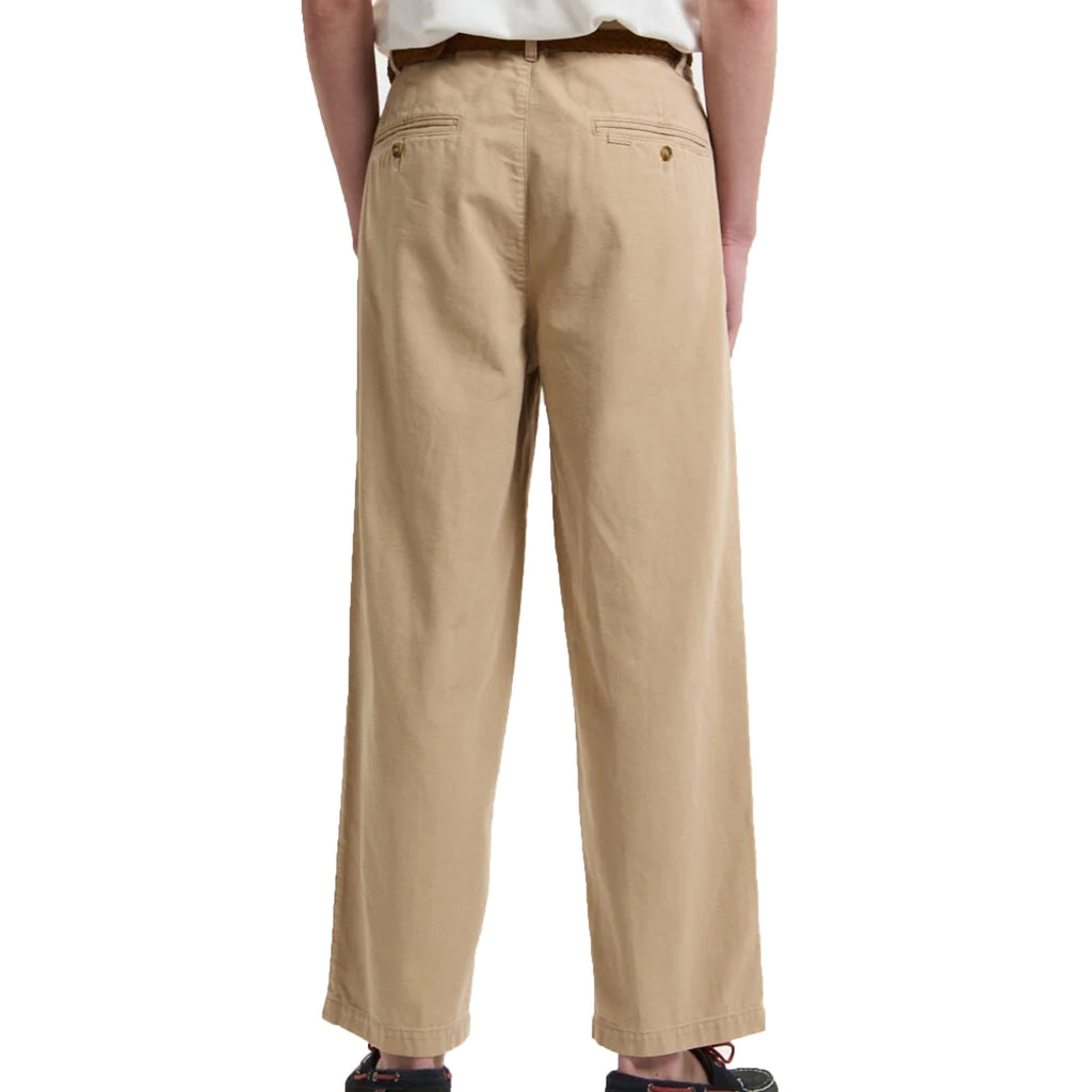 Baracuta Canvas Garment Dyed Trousers - Khaki