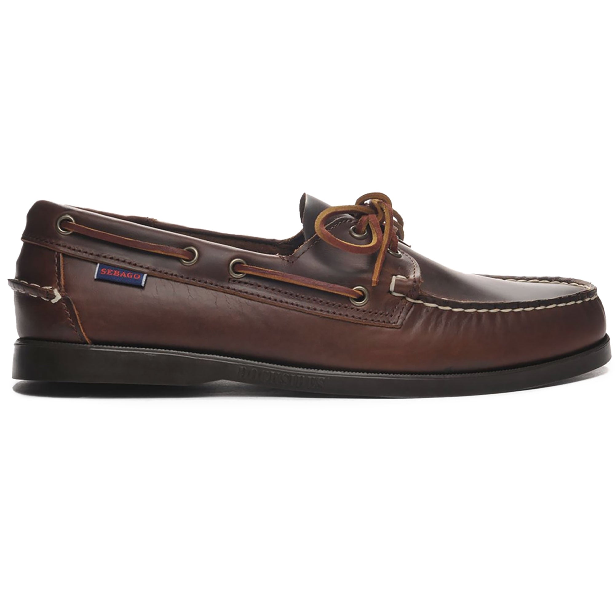Docksides Portland Leather Boat Shoes - Brown Gum