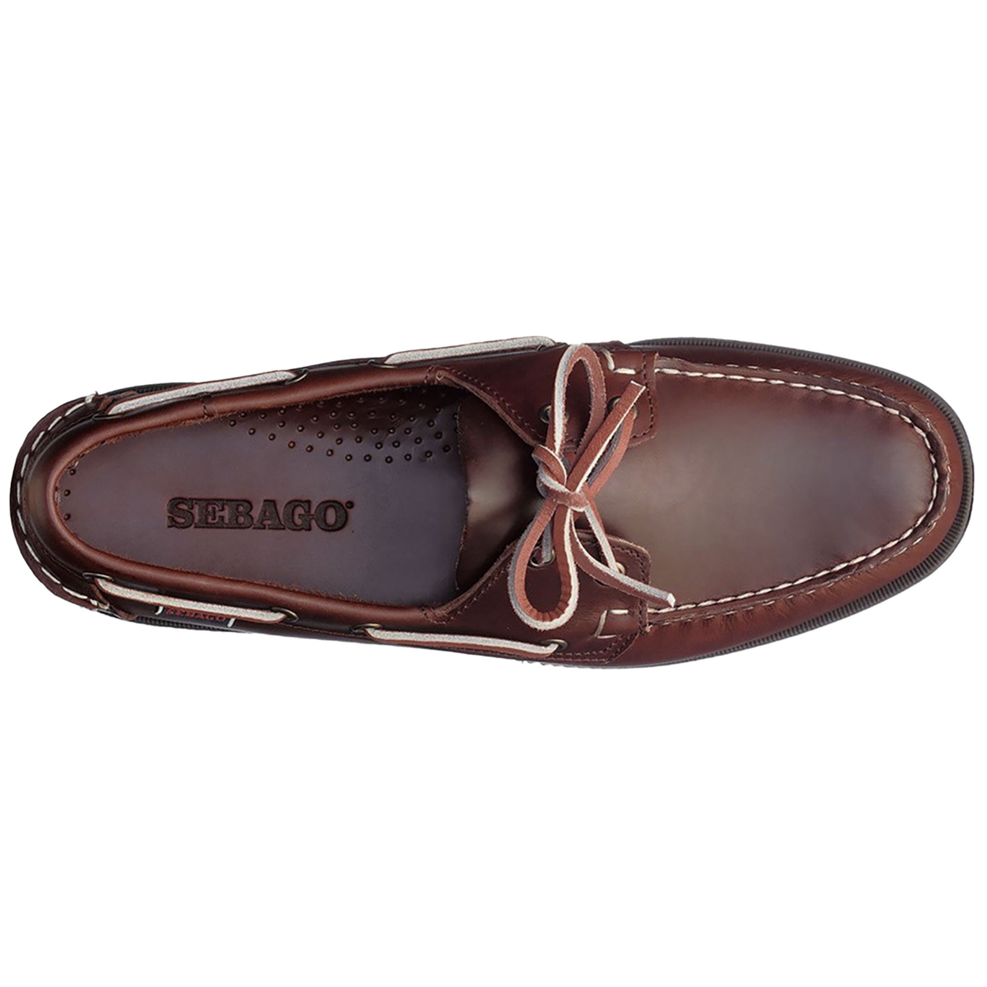 Docksides Portland Leather Boat Shoes - Brown Gum