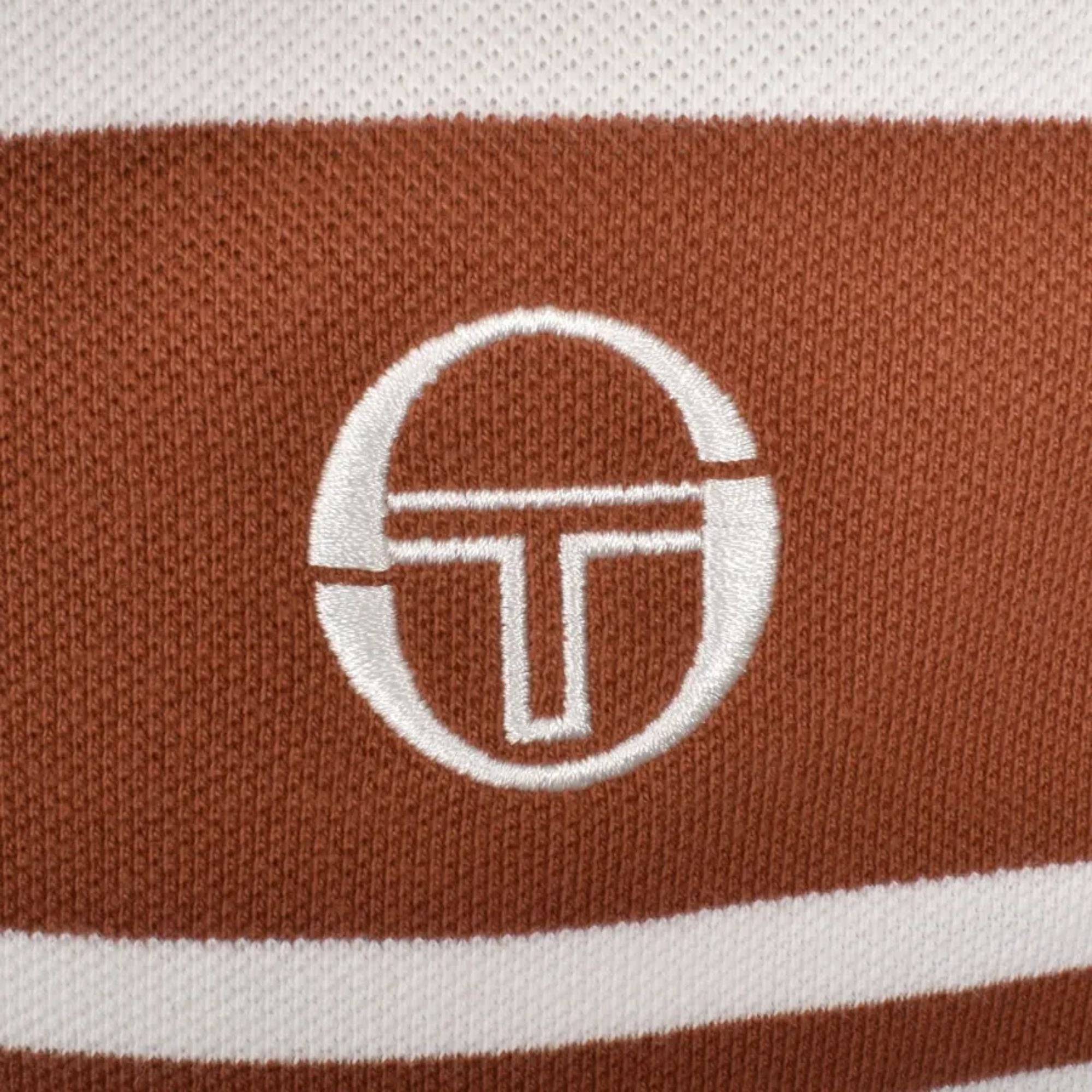 Sergio Tacchini Young Line Long Sleeve Polo Shirt - Gardenia