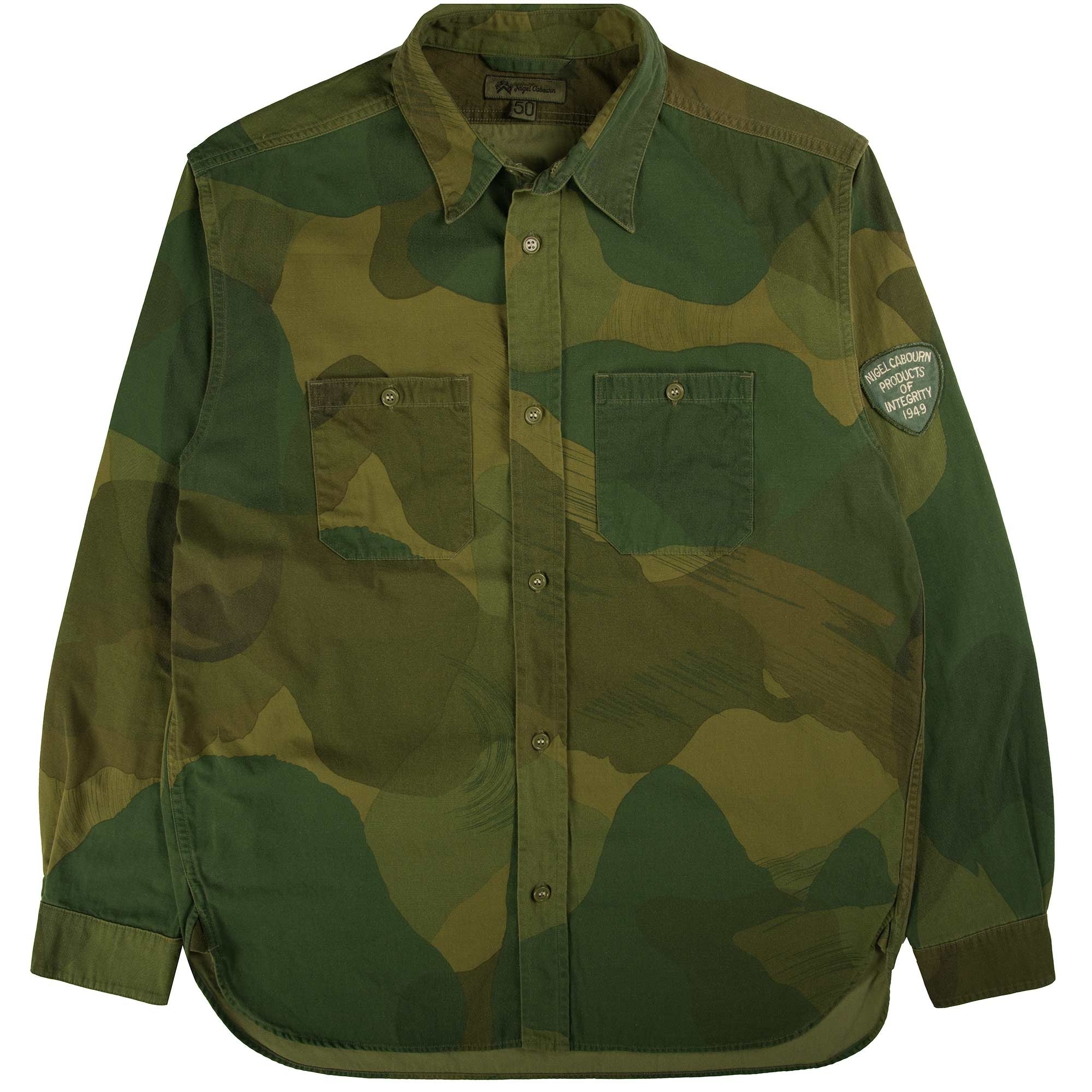 Nigel Cabourn Utility Shirt - Camo