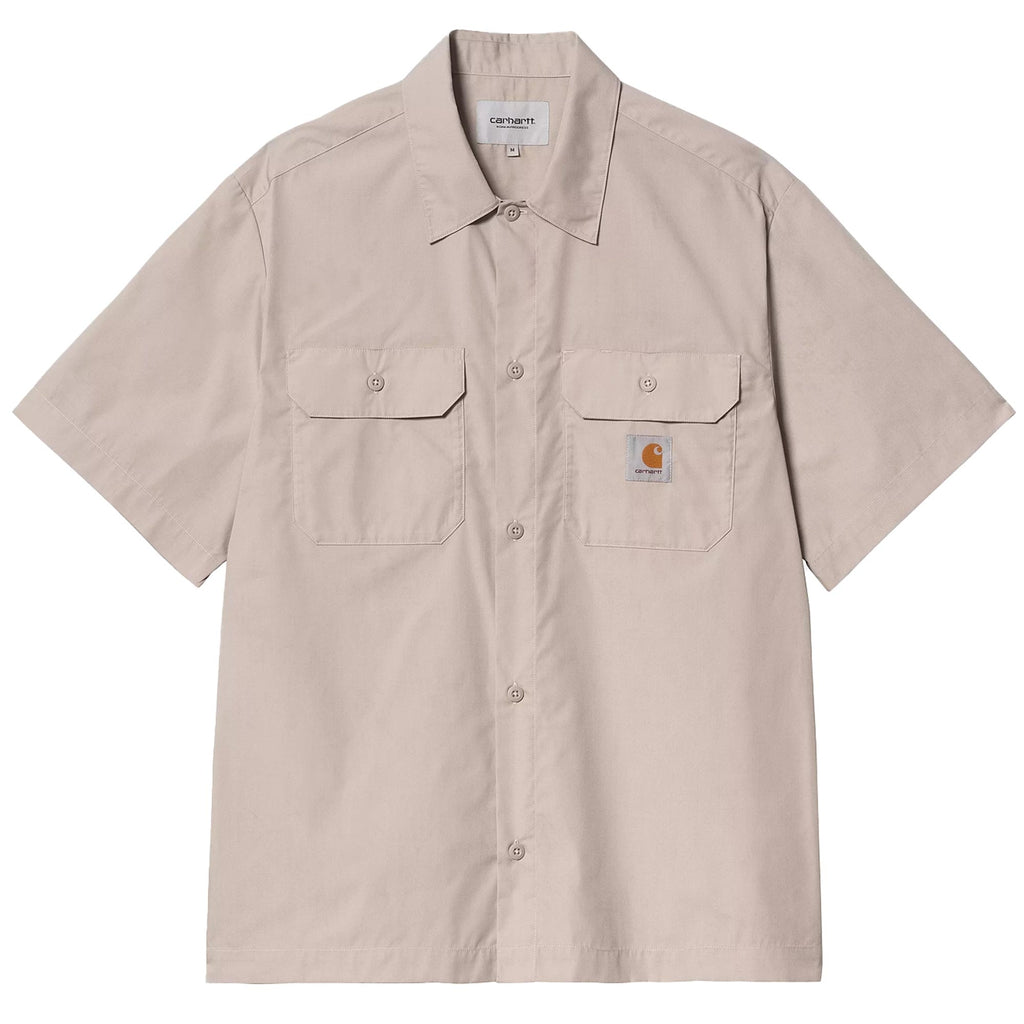 Short Sleeve Craft Shirt - Dusky Beige
