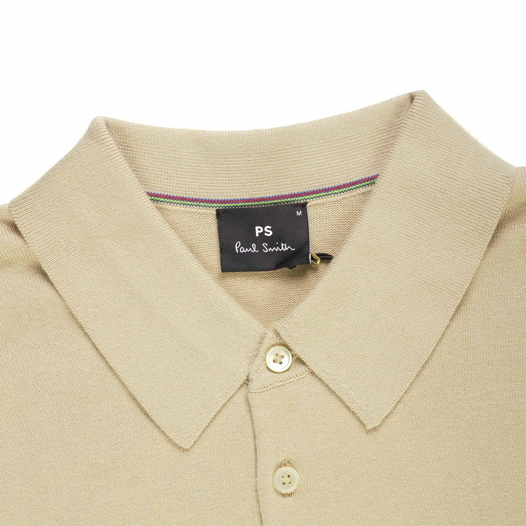 Paul Smith Short Sleeve Polo Shirt - Beige