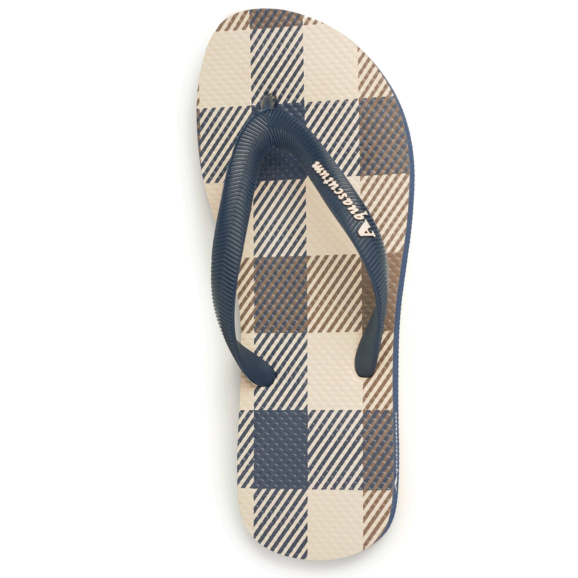 Aquascutum Macro Iconic Flip Flops - Navy