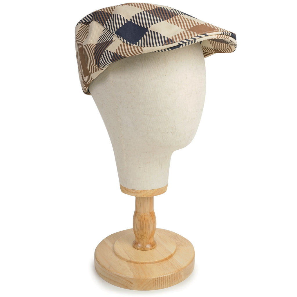 Aquascutum Macro Flat Cap - Macro Check