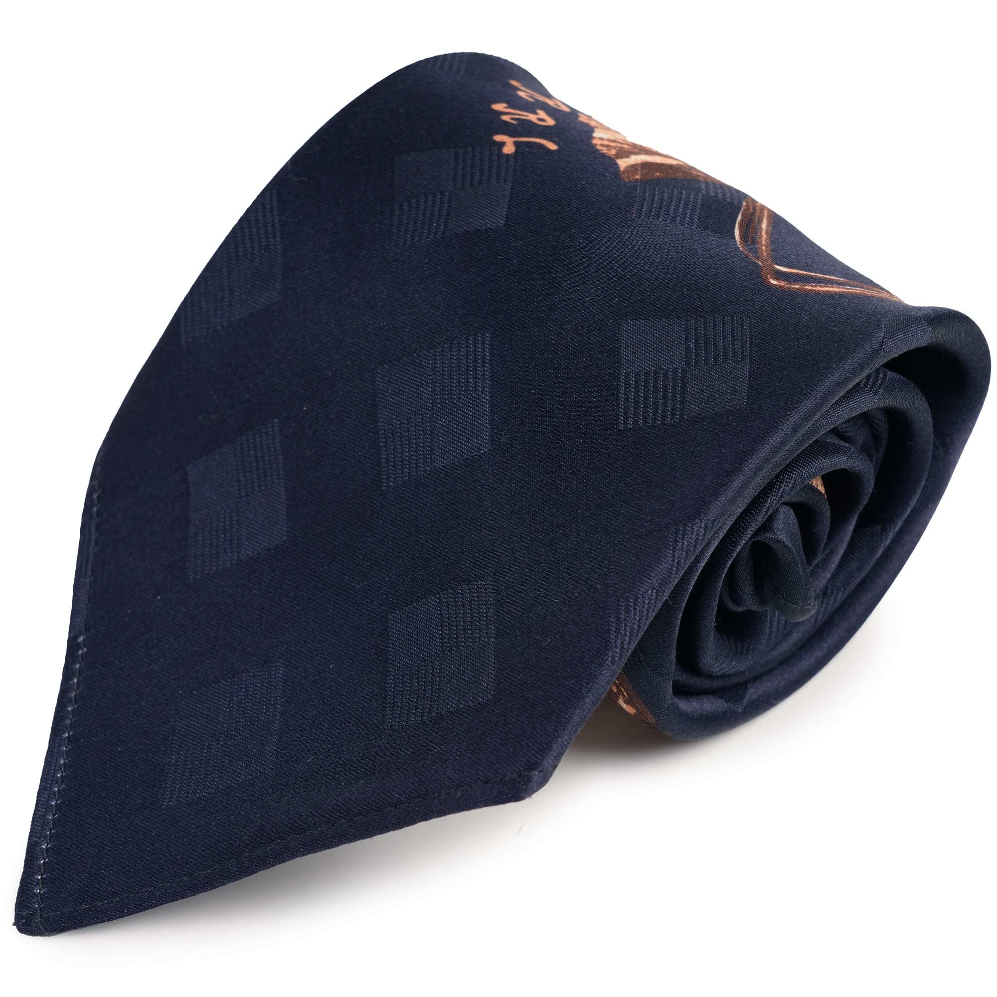 Horse Tie - Navy