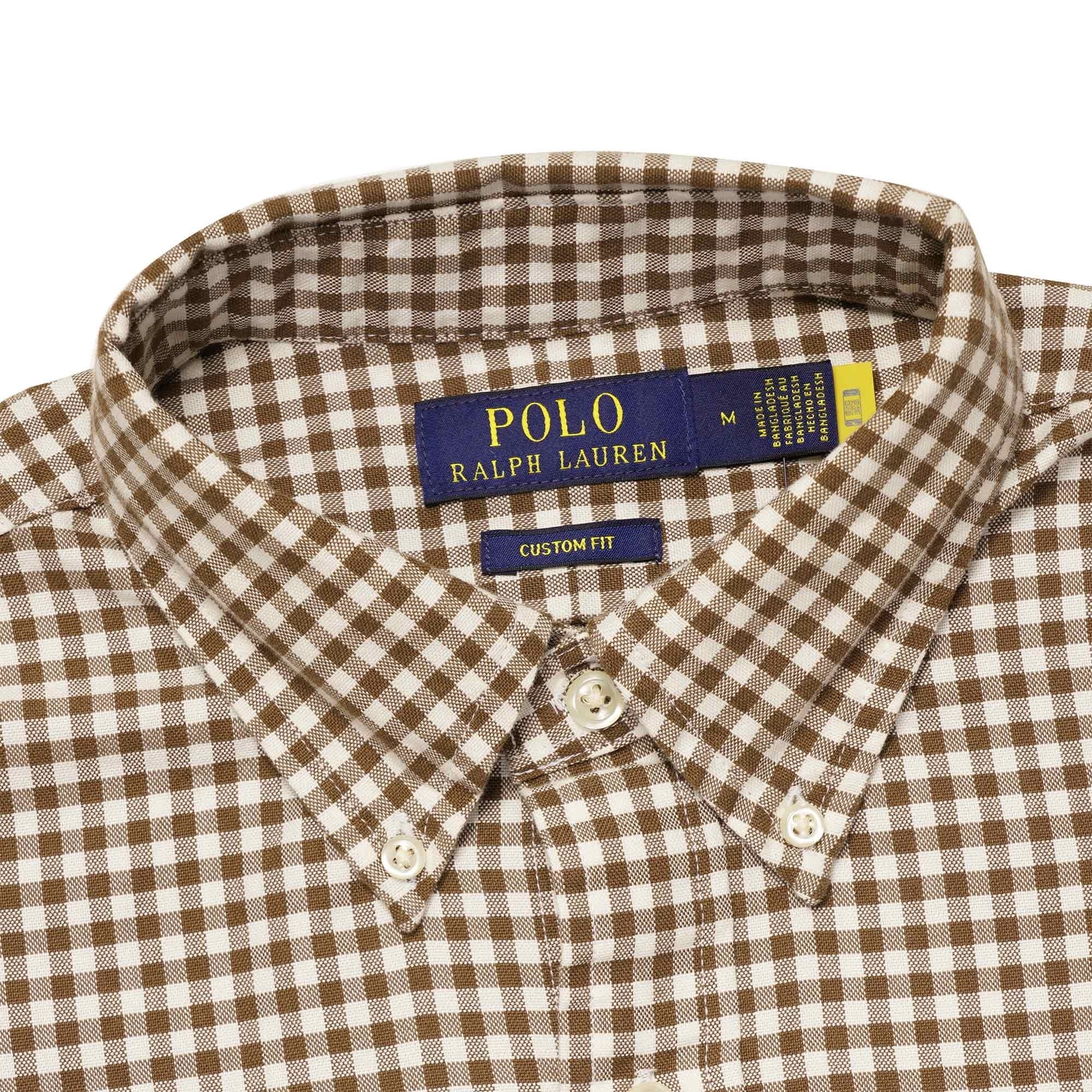 Polo Ralph Lauren Long Sleeve Shirt - Brown – Stuarts London