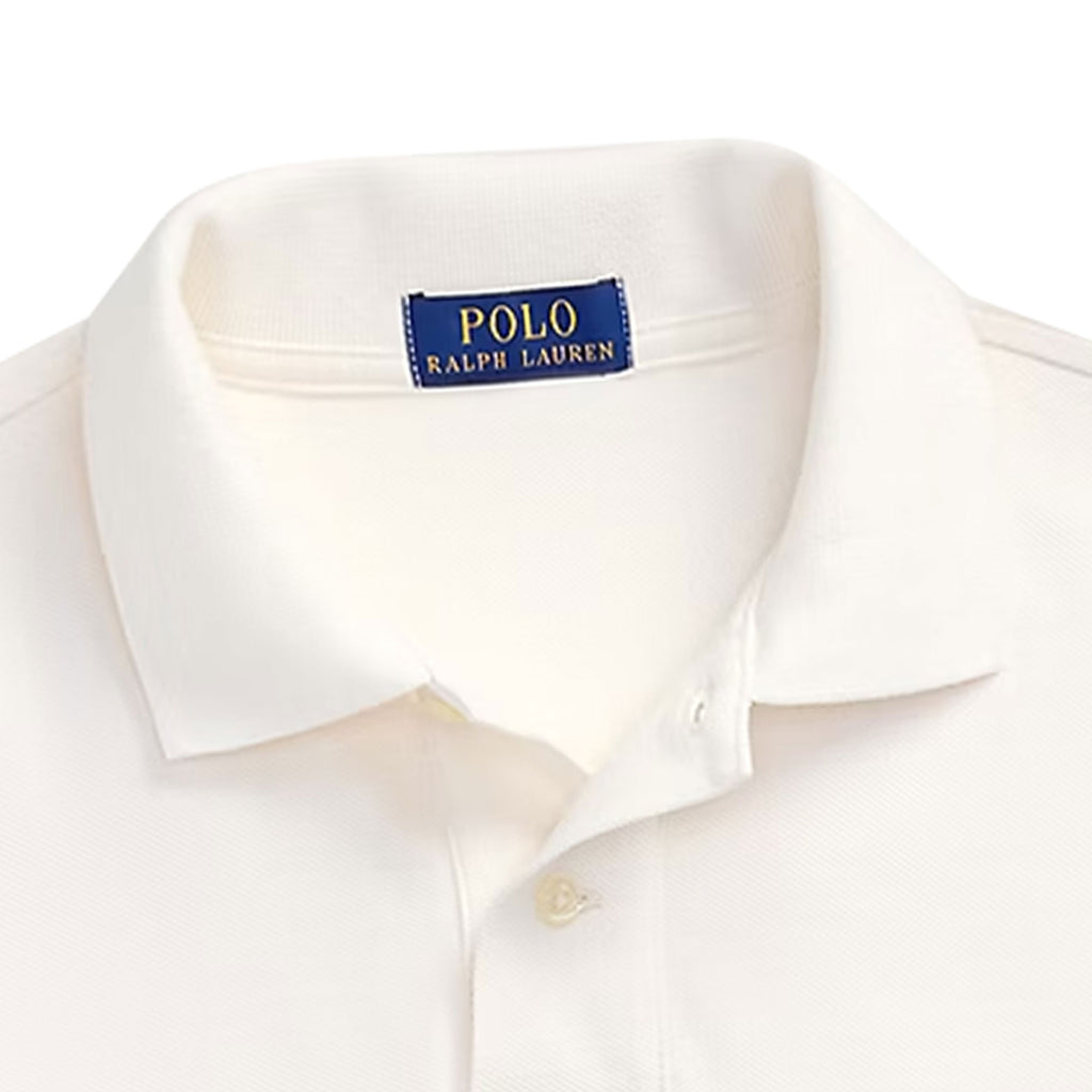 Polo Ralph Lauren The Iconic Mesh Polo Shirt - Pale Cream