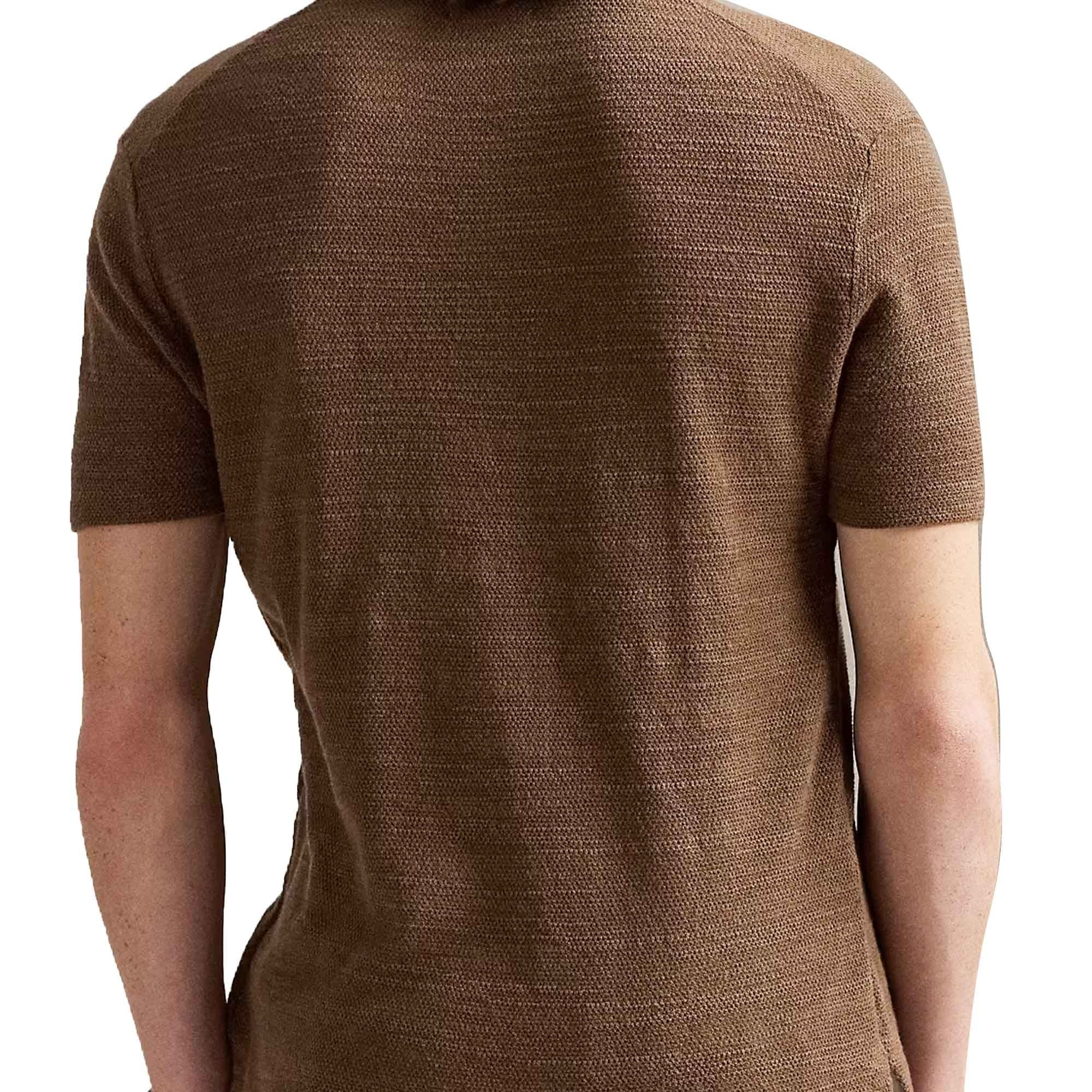 Polo Ralph Lauren Textured Cotton-Linen Shirt - Fall Brown