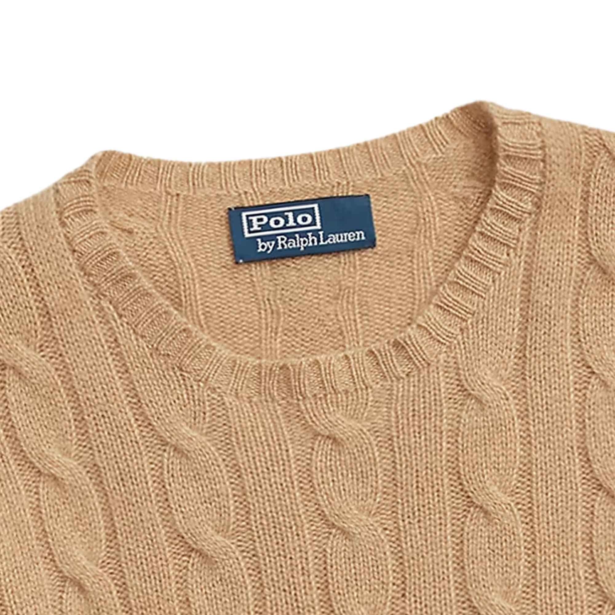 The Iconic Cable-Knit Cashmere Jumper - Caramel