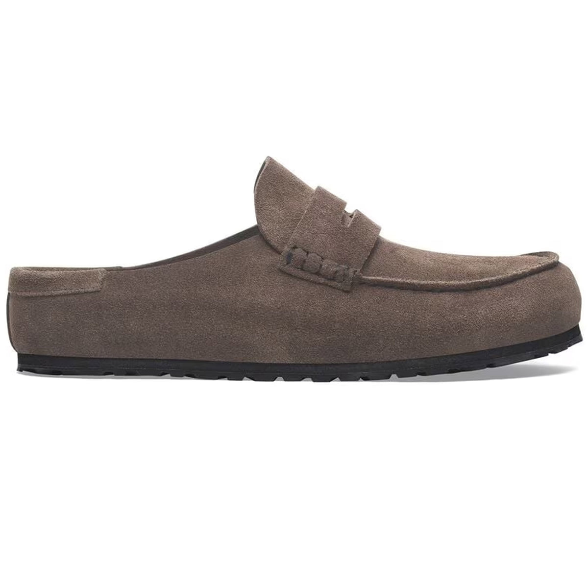 Birkenstock Naples Wrapped Suede - Concrete Gray – Stuarts London