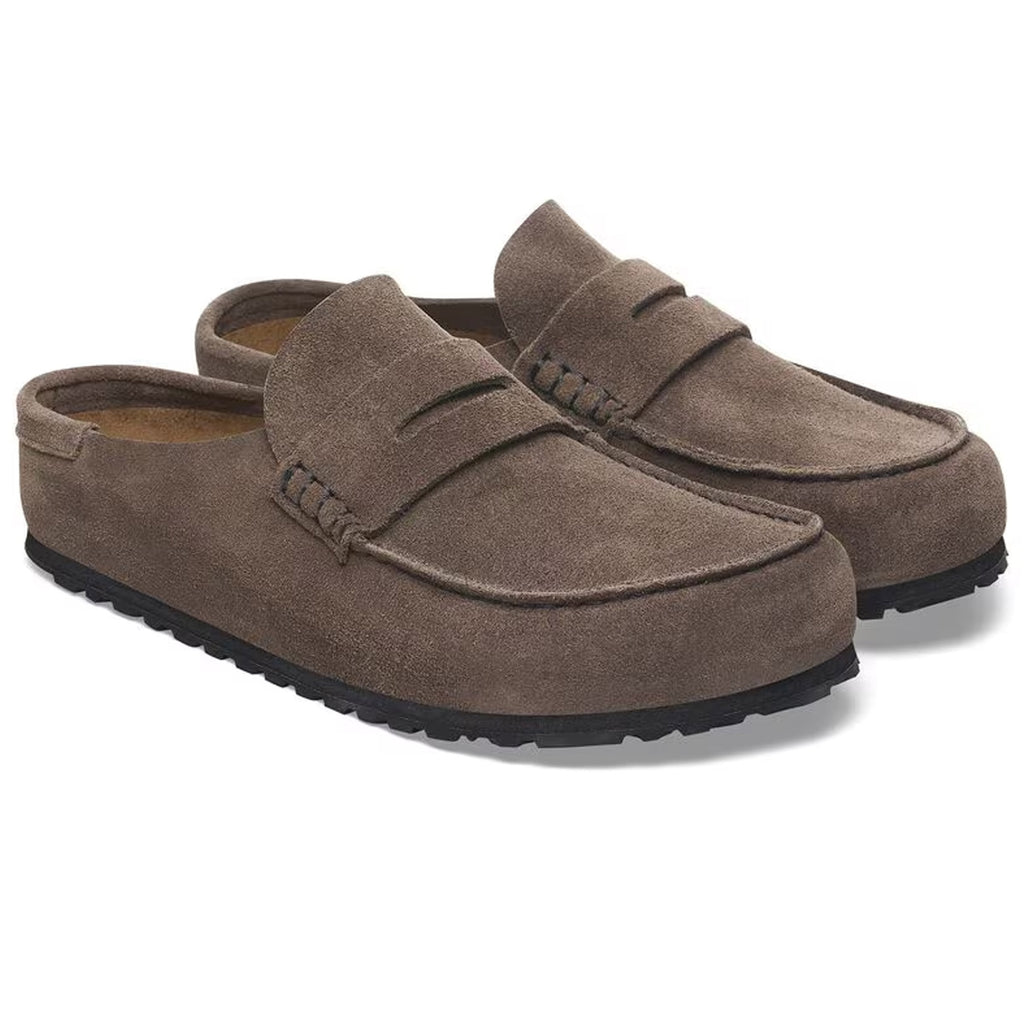 Birkenstock Naples Wrapped Suede - Concrete Gray