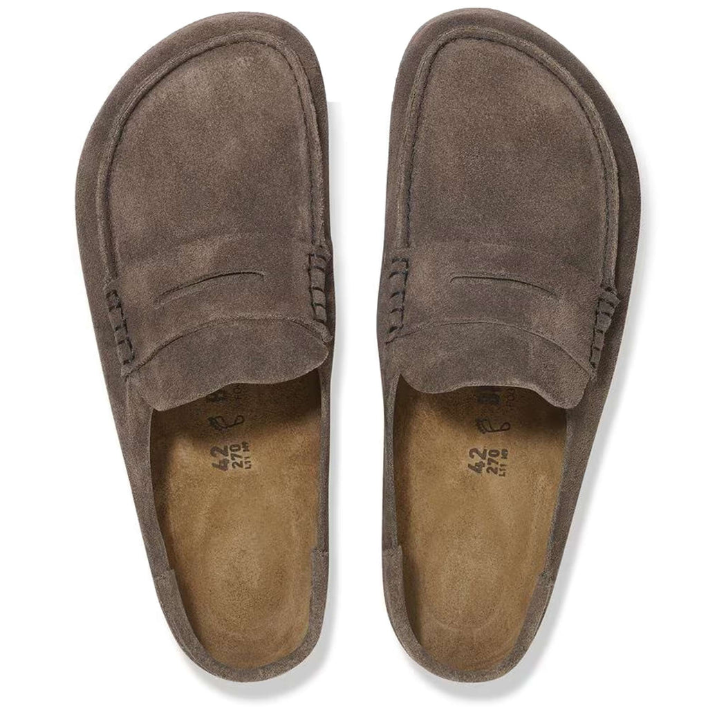 Birkenstock Naples Wrapped Suede - Concrete Gray