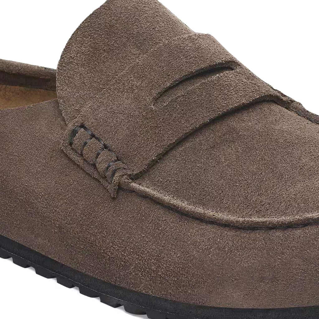 Birkenstock Naples Wrapped Suede - Concrete Gray