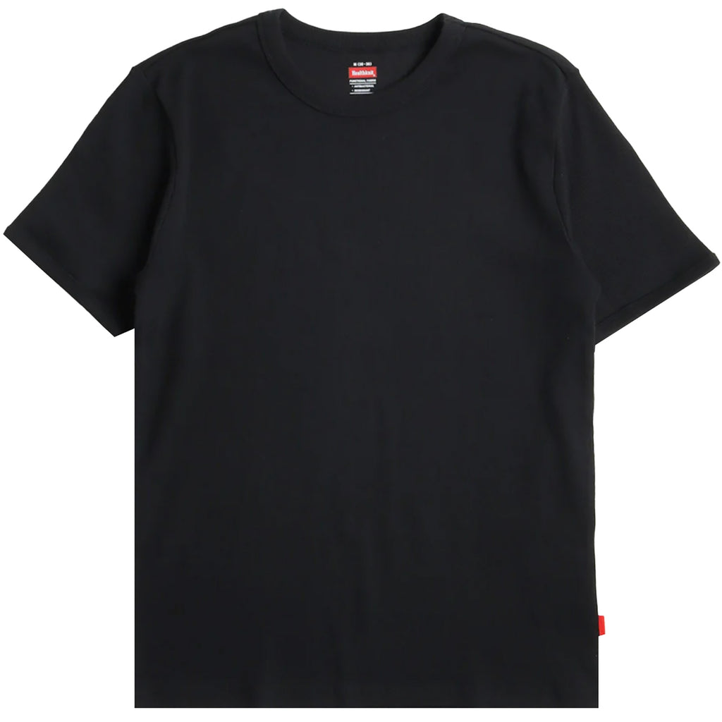 Heavyweight Rib Crew T-Shirt - Black