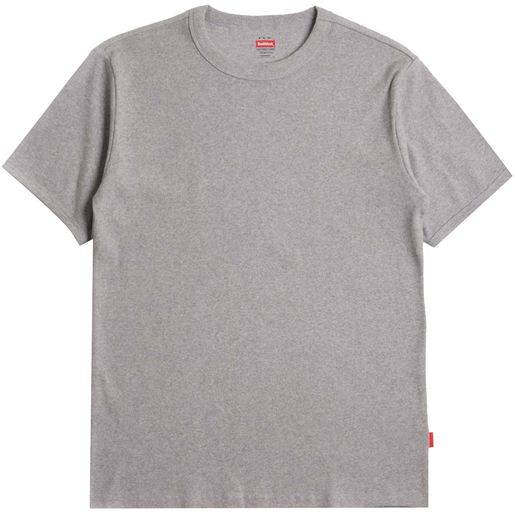 Heavyweight Rib Crew T-Shirt - Heather Grey