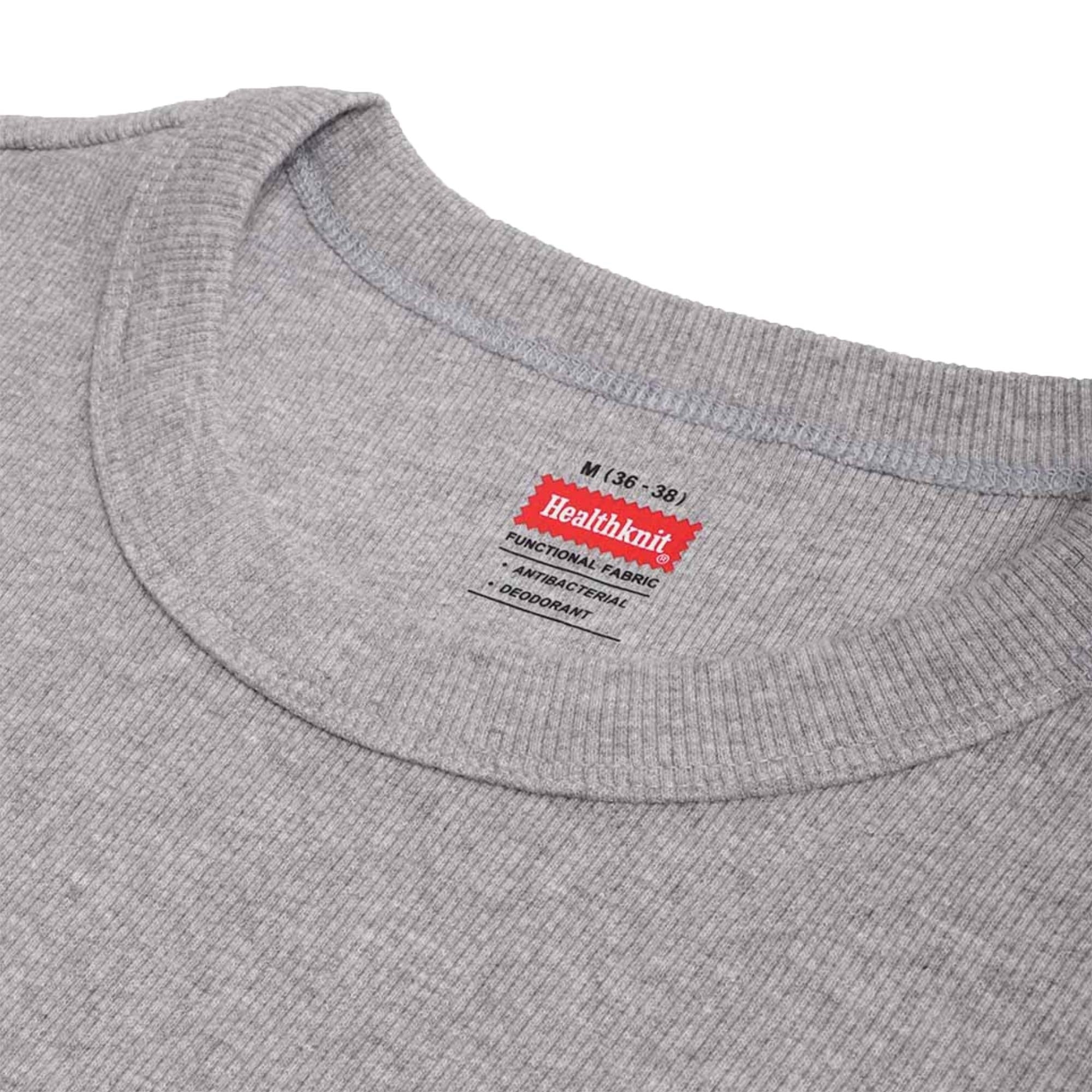 Heavyweight Rib Crew T-Shirt - Heather Grey