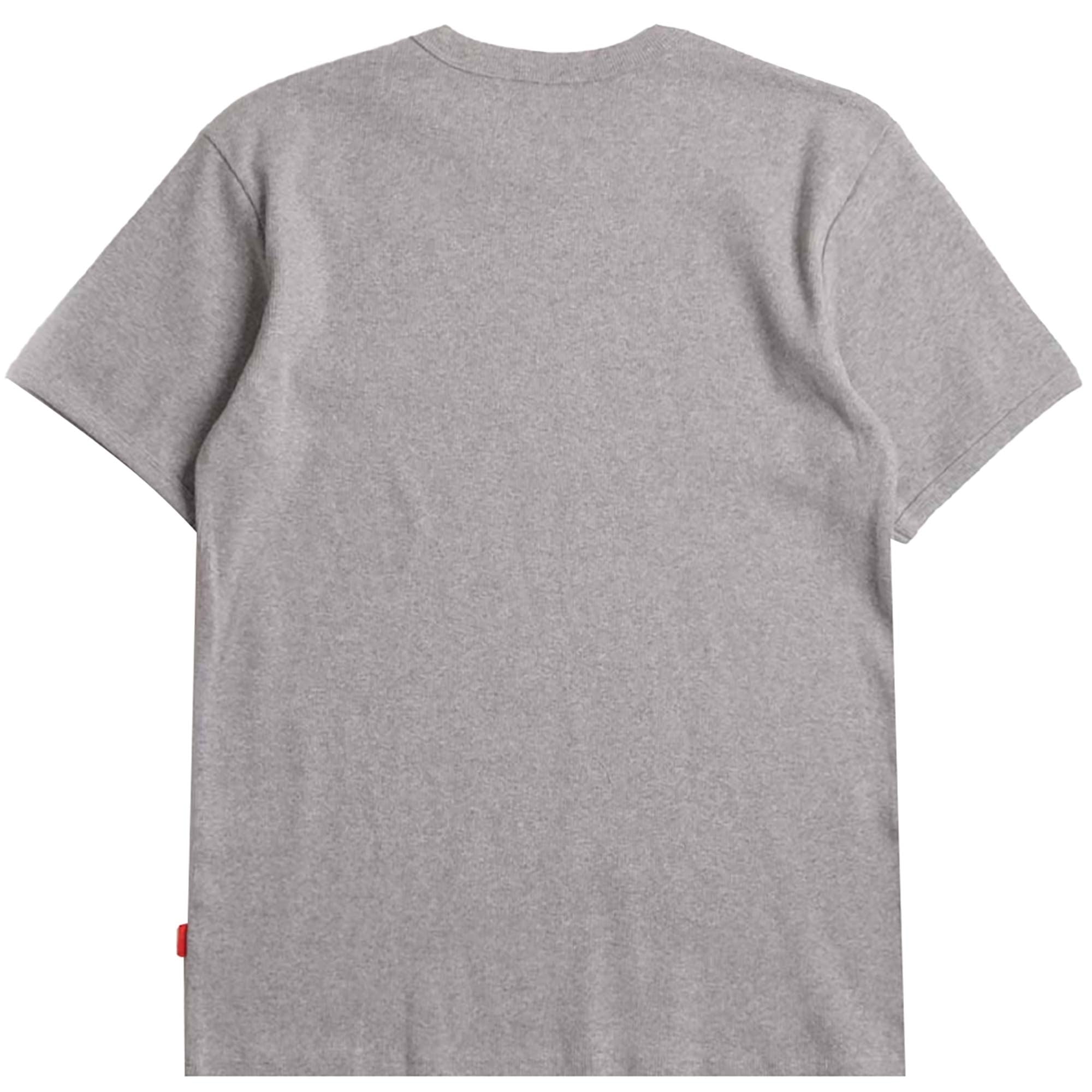 Heavyweight Rib Crew T-Shirt - Heather Grey