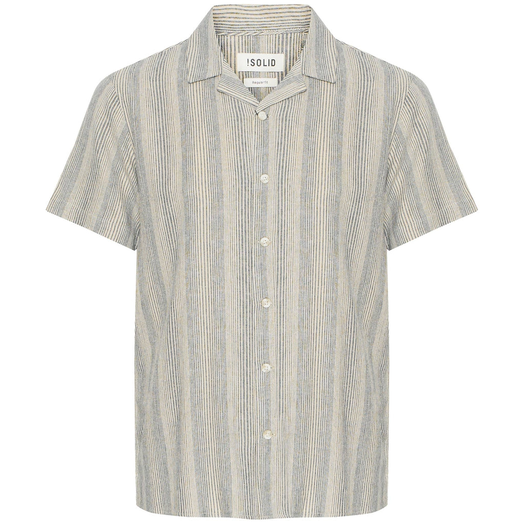 Solid Clothing Paick Shirt - Grey Navy