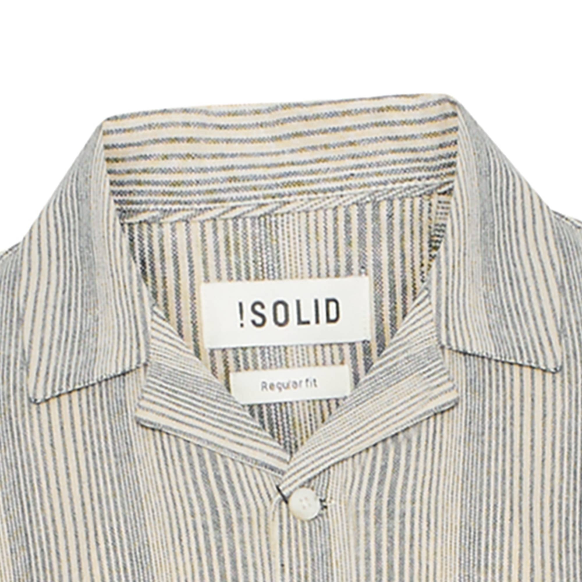 Solid Clothing Paick Shirt - Grey Navy