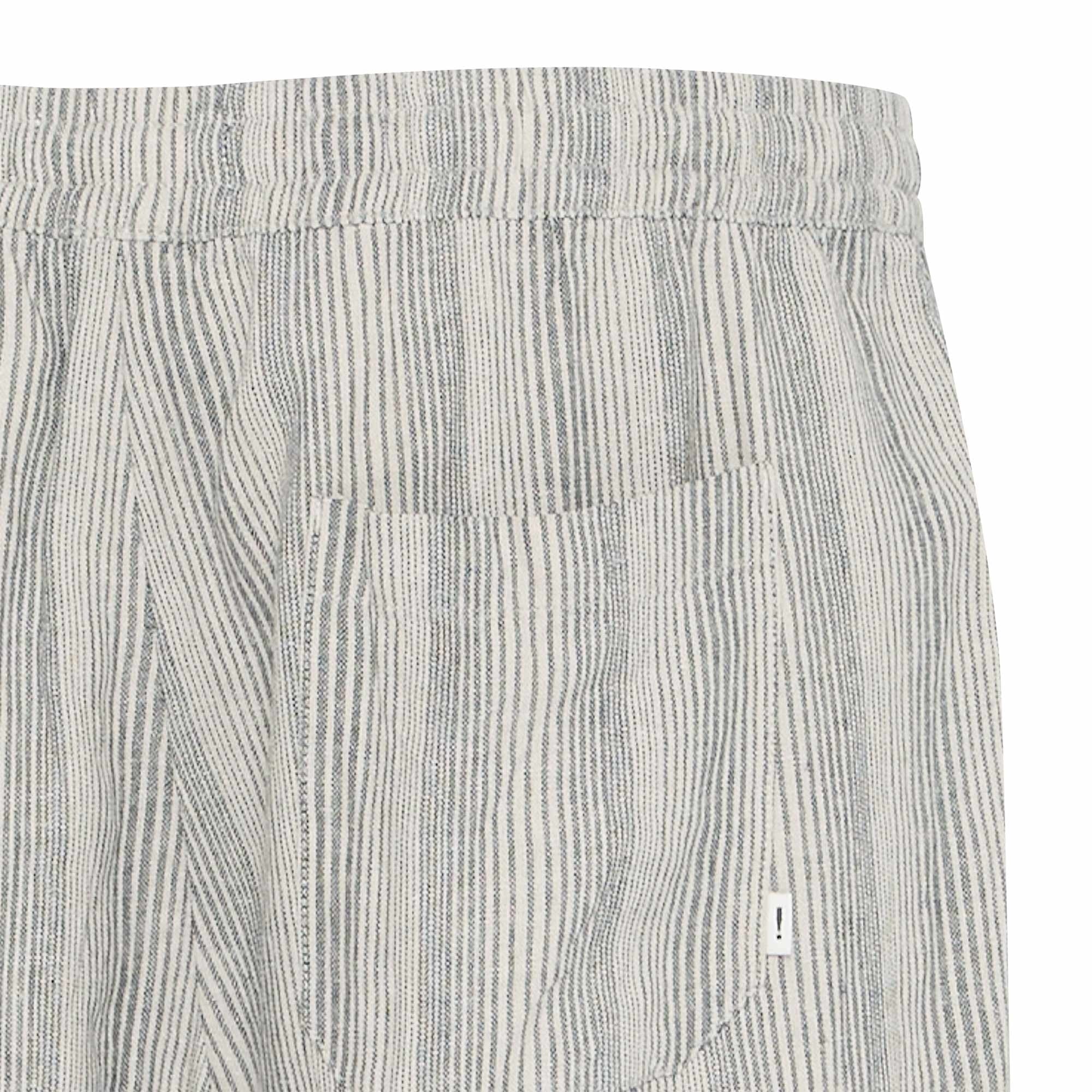 Solid Clothing Liam Stripe Shorts - Grey Navy