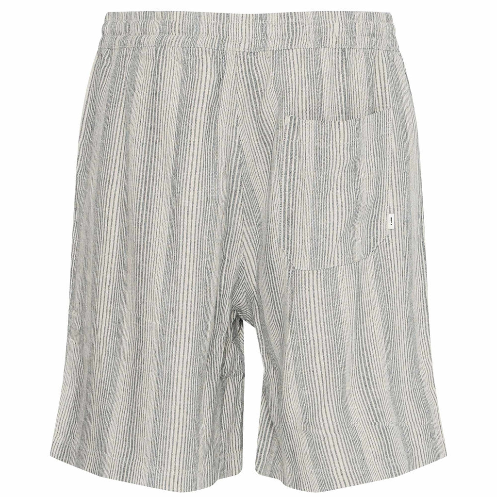 Solid Clothing Liam Stripe Shorts - Grey Navy