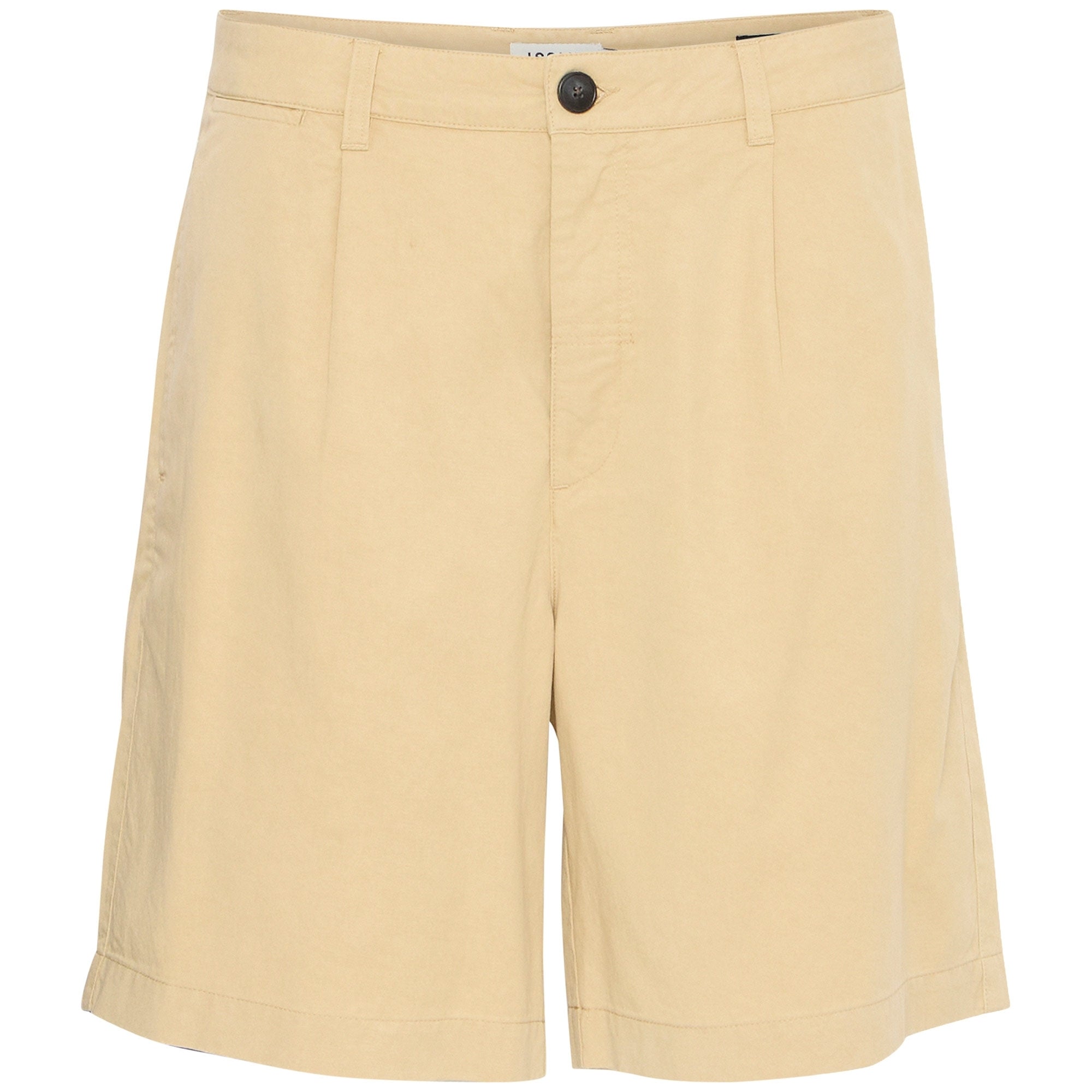 Pleat Shorts - Beige