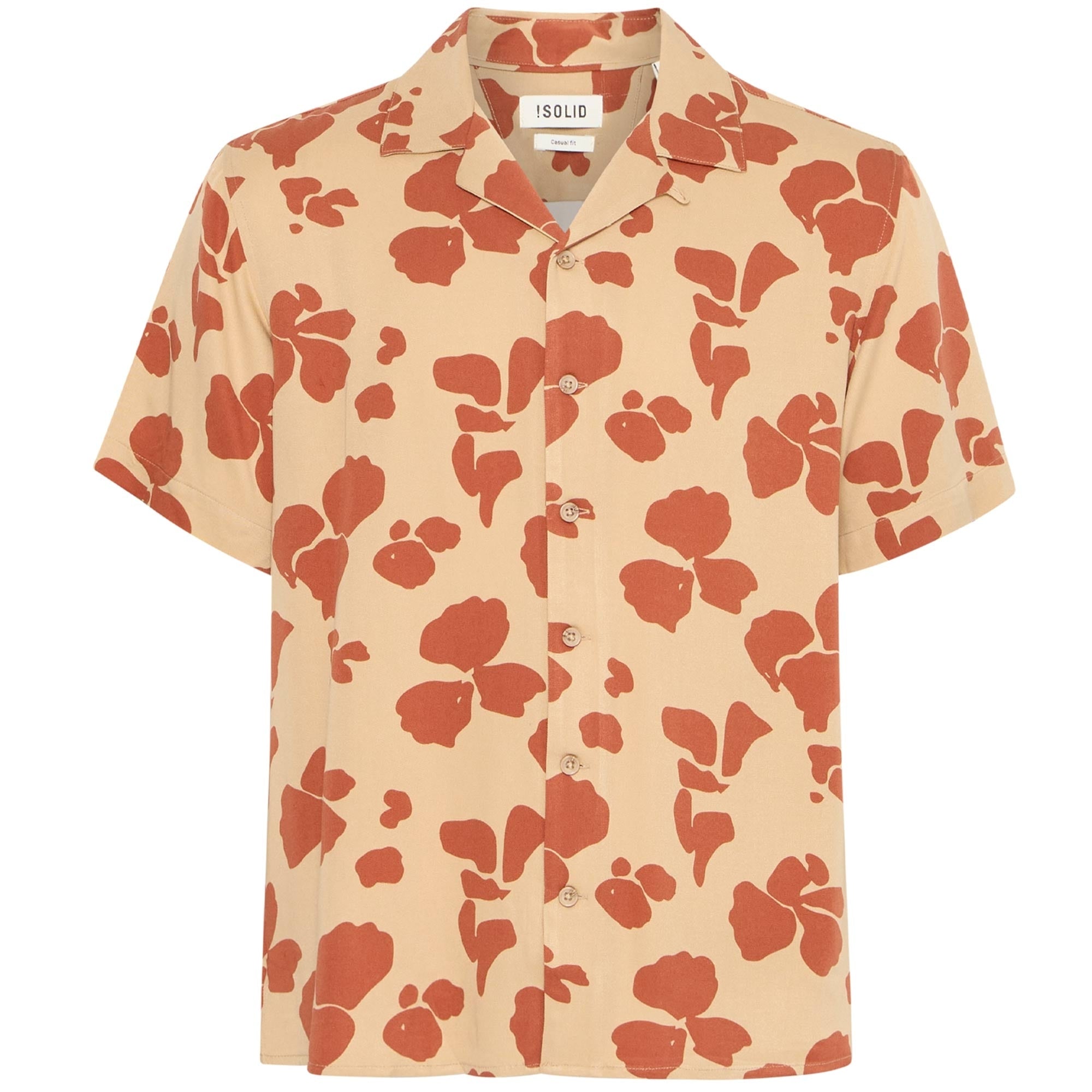 Solid Clothing Pacha Shirt - Beige Red