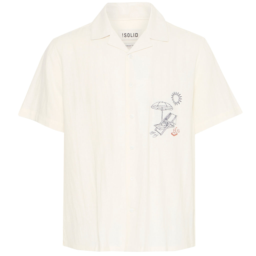 Solid Clothing Papio Shirt - Ecru