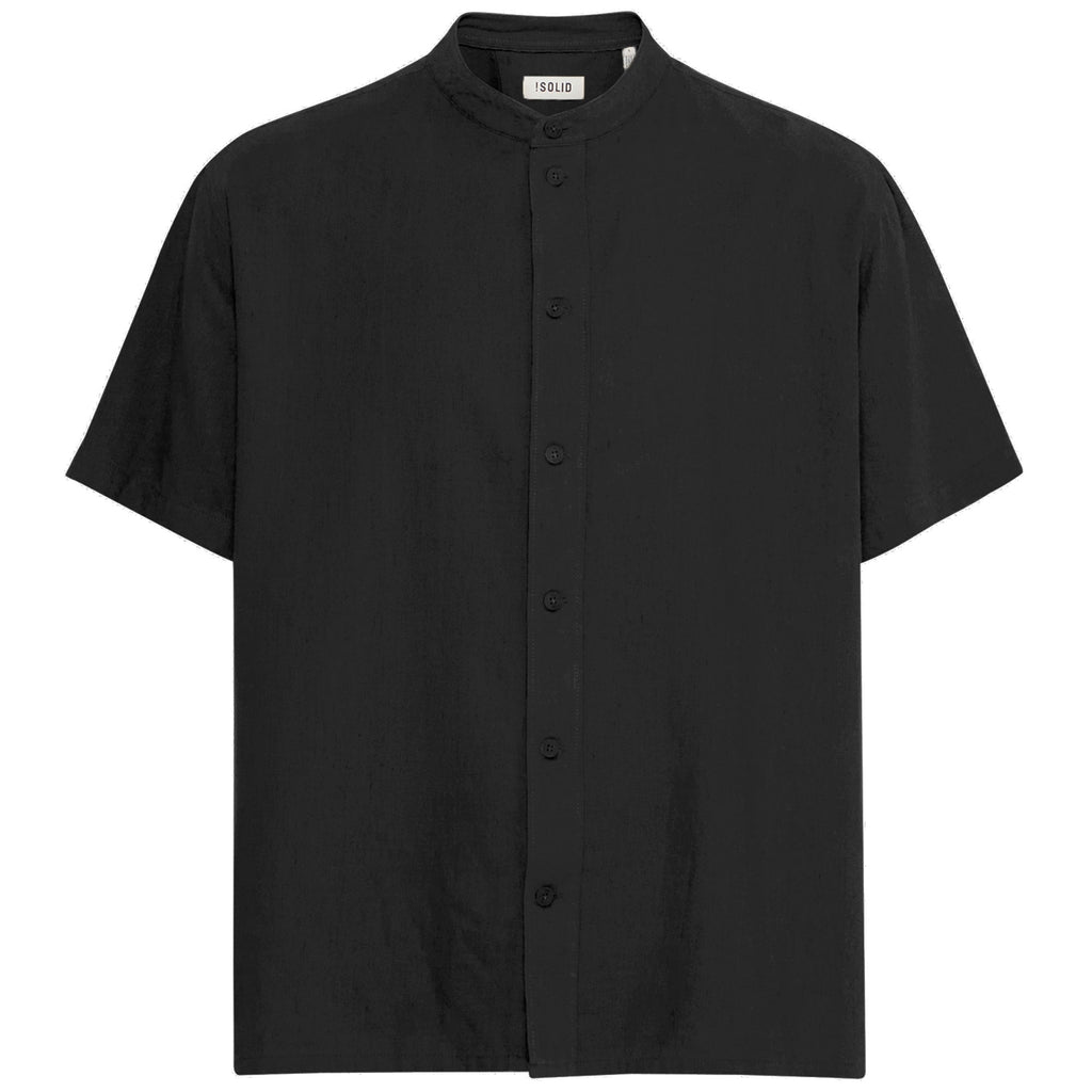 Allan China Shirt - True Black
