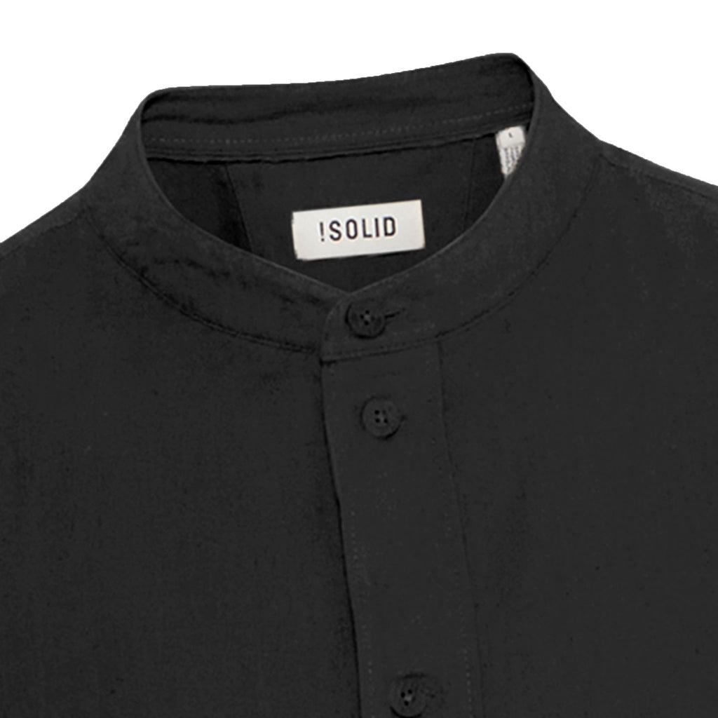 Allan China Shirt - True Black