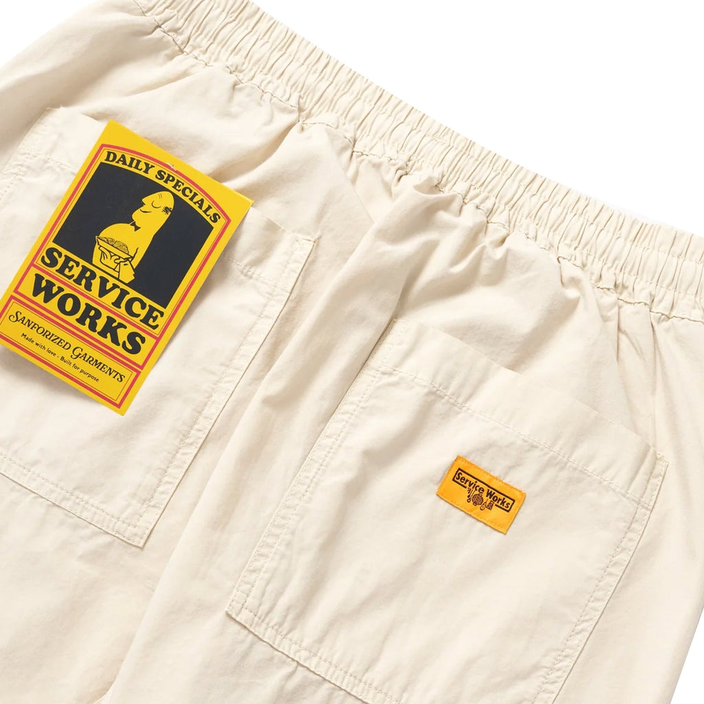 Poplin Chef Pants - White Oak